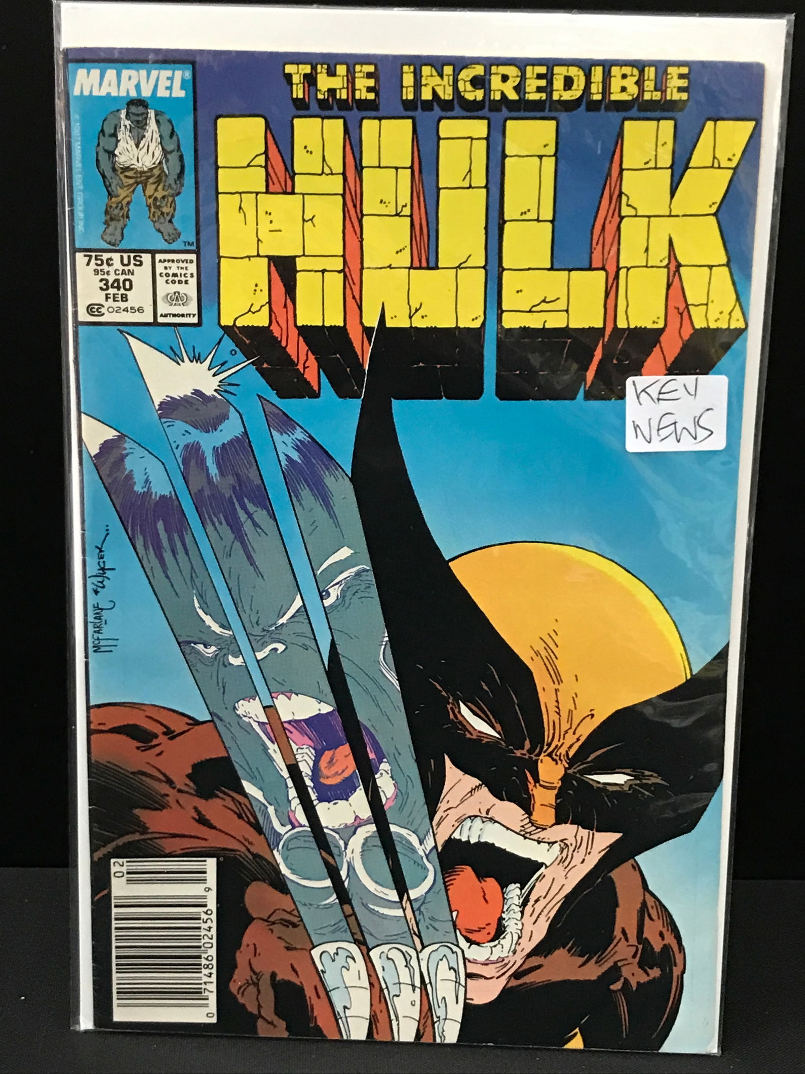 KEY ISSUE THE INCREDIBLE HULK #340 - MARVEL COMICS (1 of 1)
