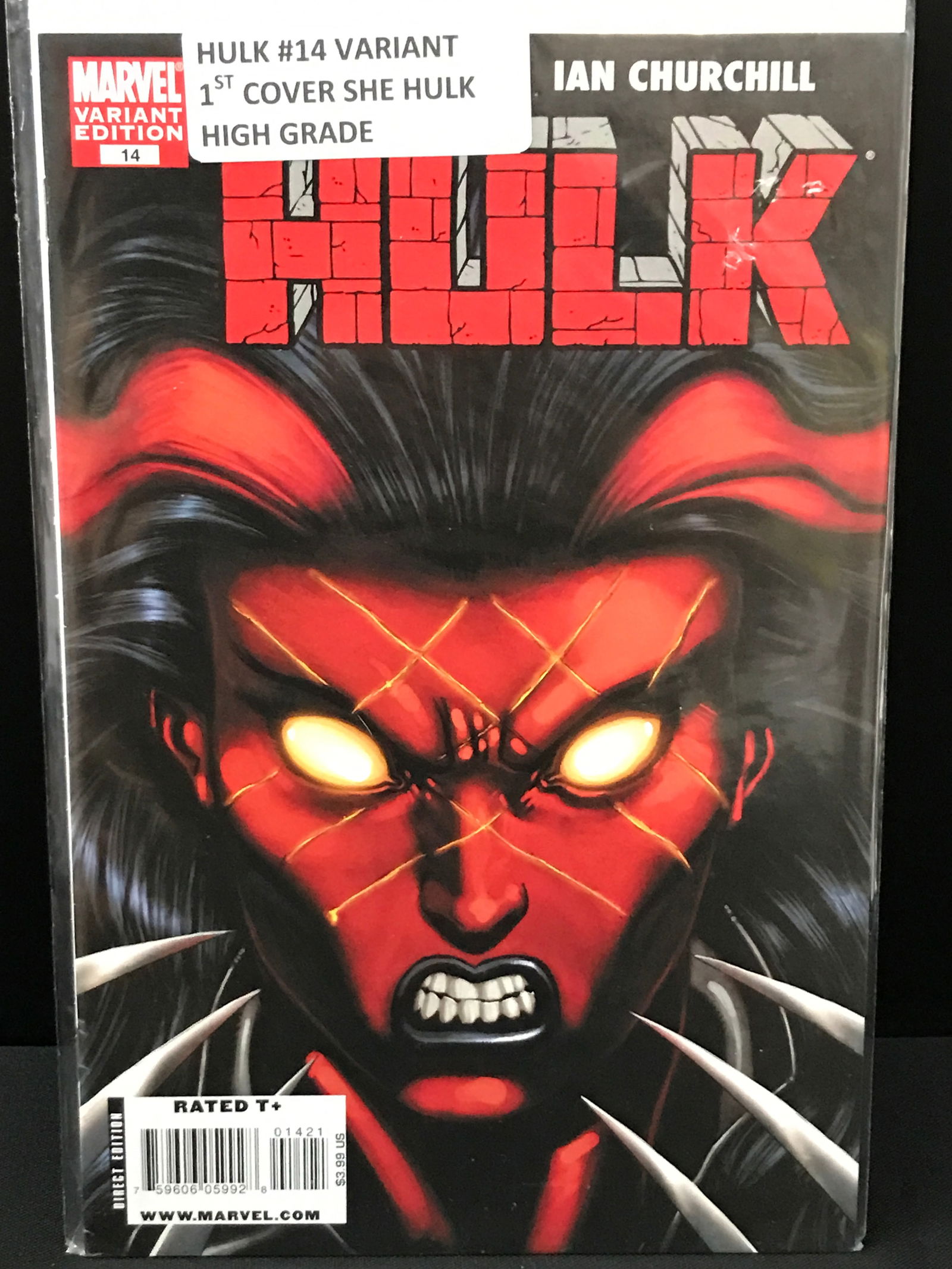 HULK #14 VARIANT EDITION - MARVEL COMICS (1 of 1)
