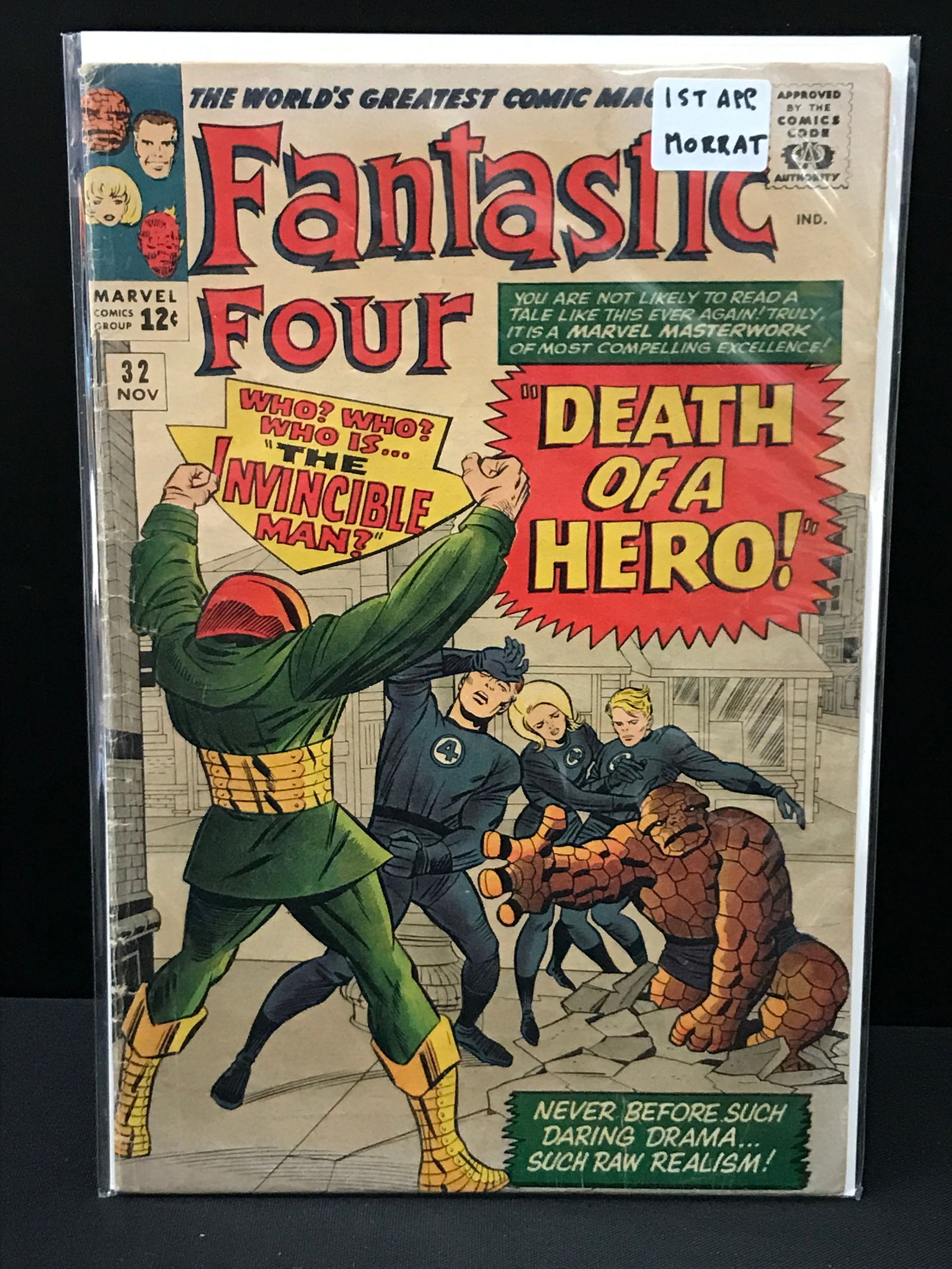 FANTASTIC FOUR #32 1ST APPEARANCE OF MORRAT - MARVEL COMICS (1 of 1)