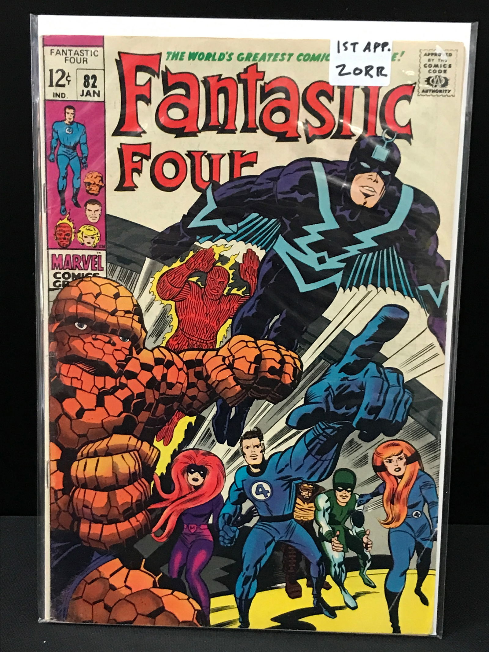 FANTASTIC FOUR #82 1ST APPEARANCE OF ZORR - MARVEL COMICS (1 of 1)