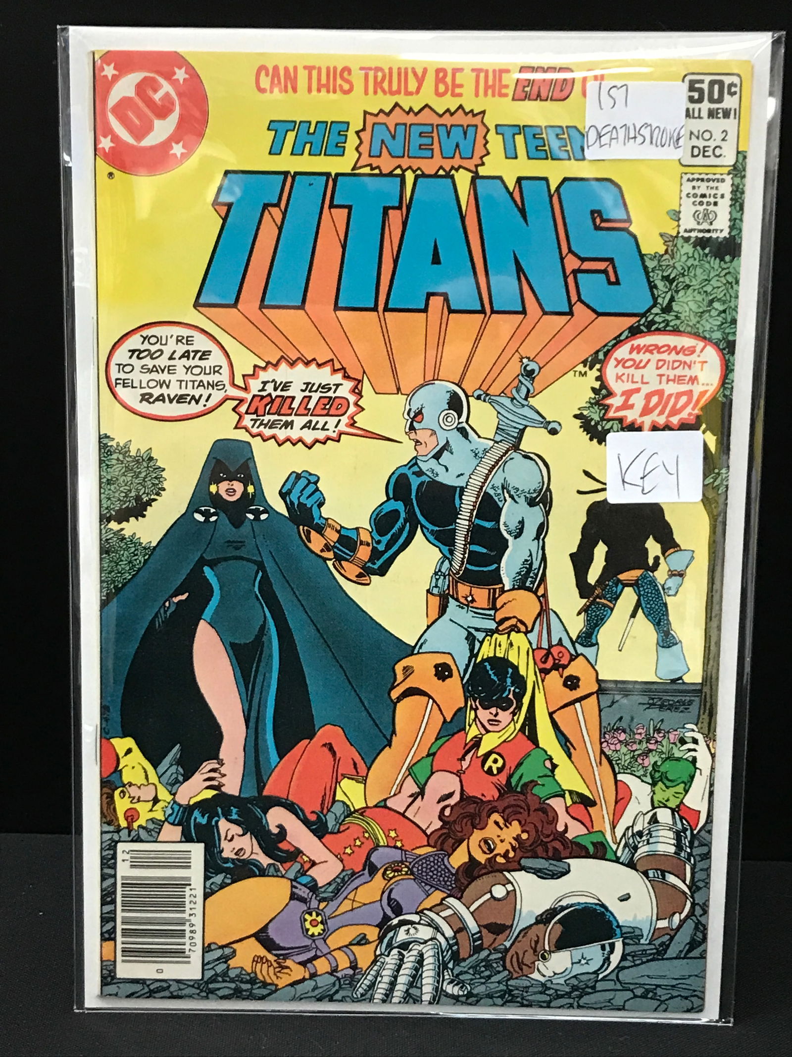 THE NEW TEEN TITANS #2 1ST APPEARANCE OF DEATHSTROKE - DC COMICS (1 of 1)