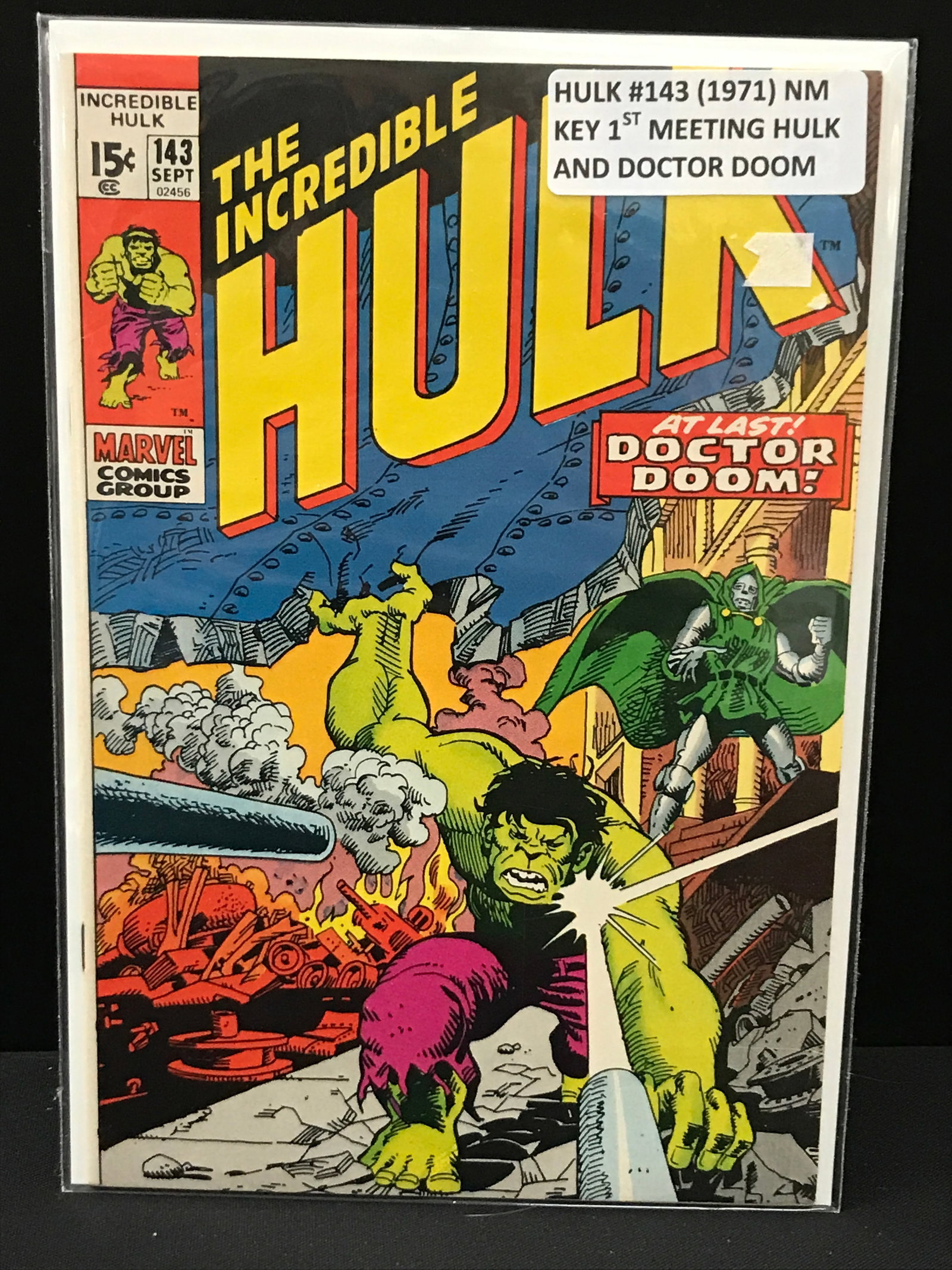 THE INCREDIBLE HULK #143 - MARVEL COMICS: Prices are in Canadian Dollars