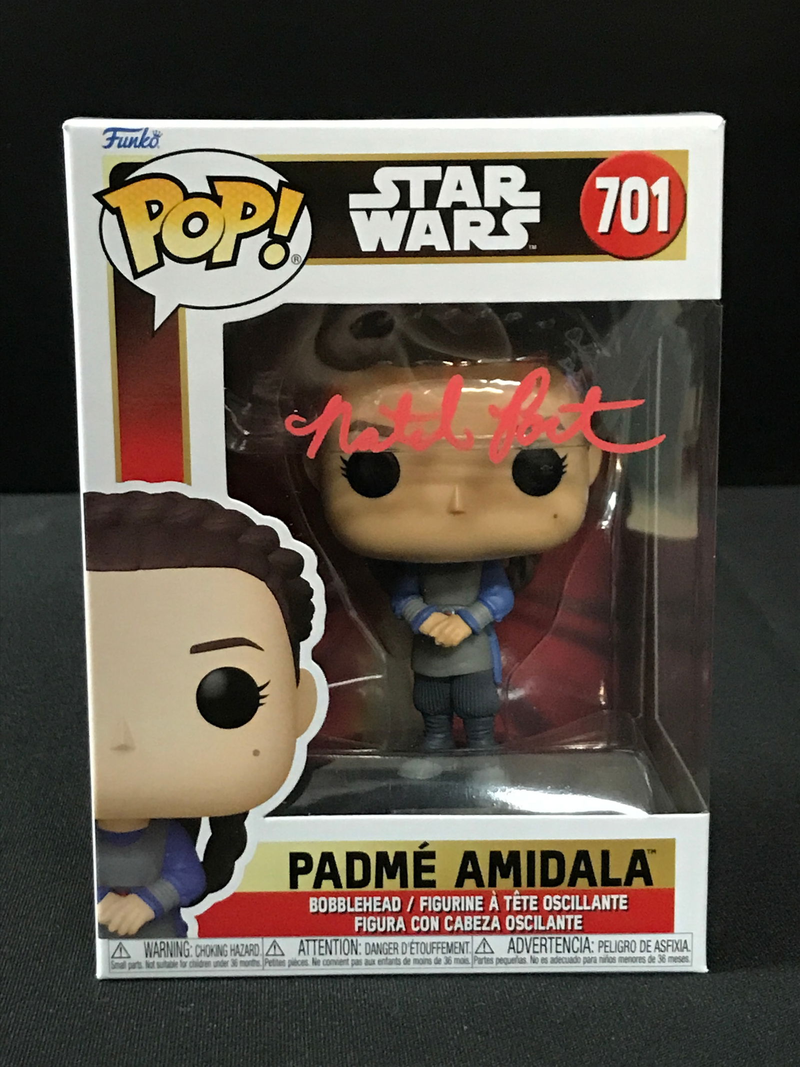 NATALIE PORTMAN SIGNED STAR WARS FUNKO POP - KB COA (1 of 2)
