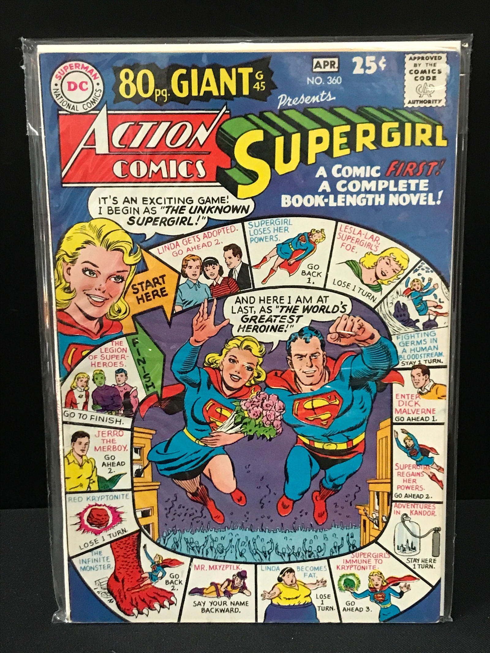 GIANT ACTION COMICS PRESENTS SUPERGIRL #360 - DC COMICS (1 of 1)