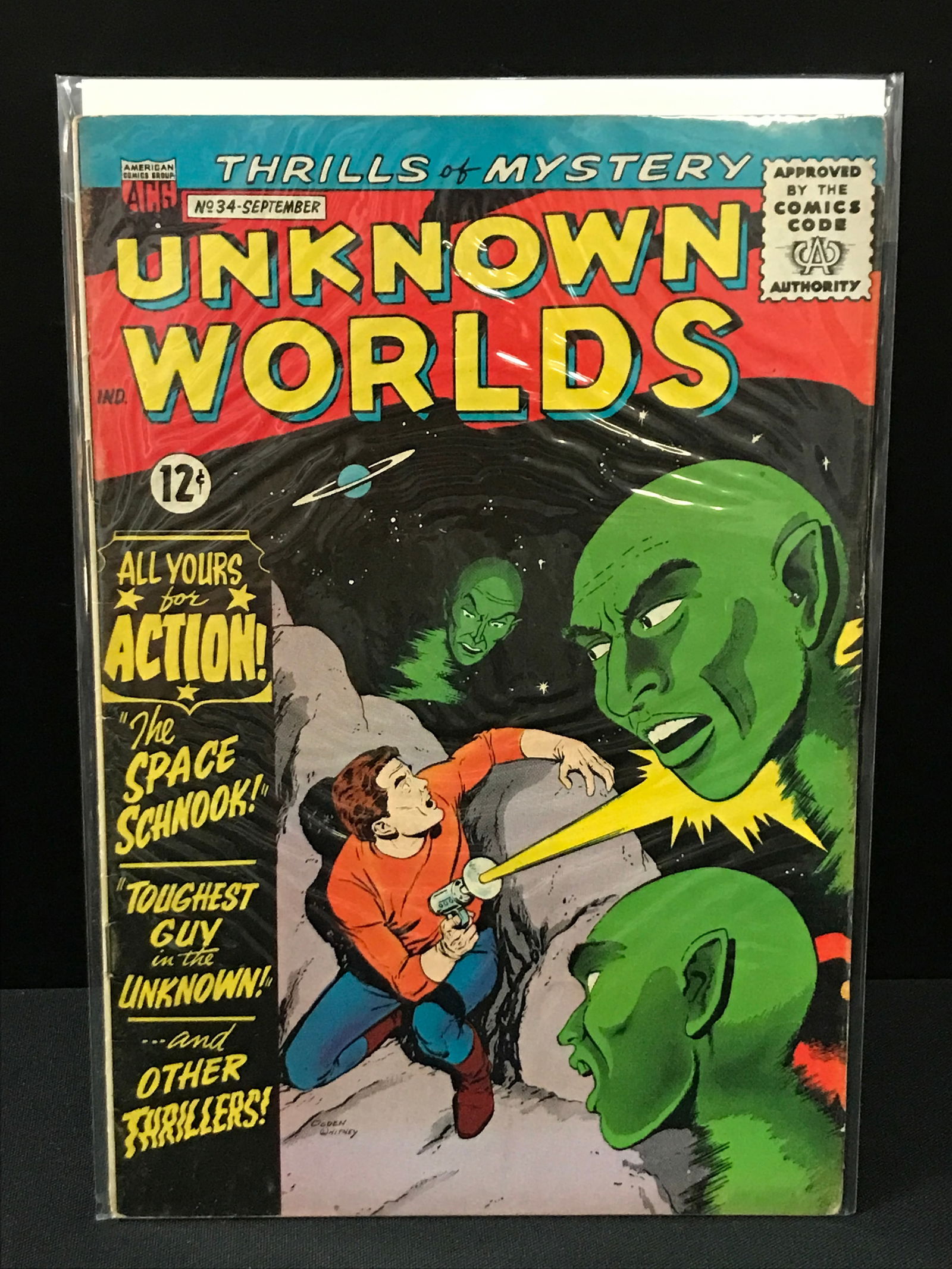 UNKNOWN WORLDS #34 - ACG COMICS (1 of 1)