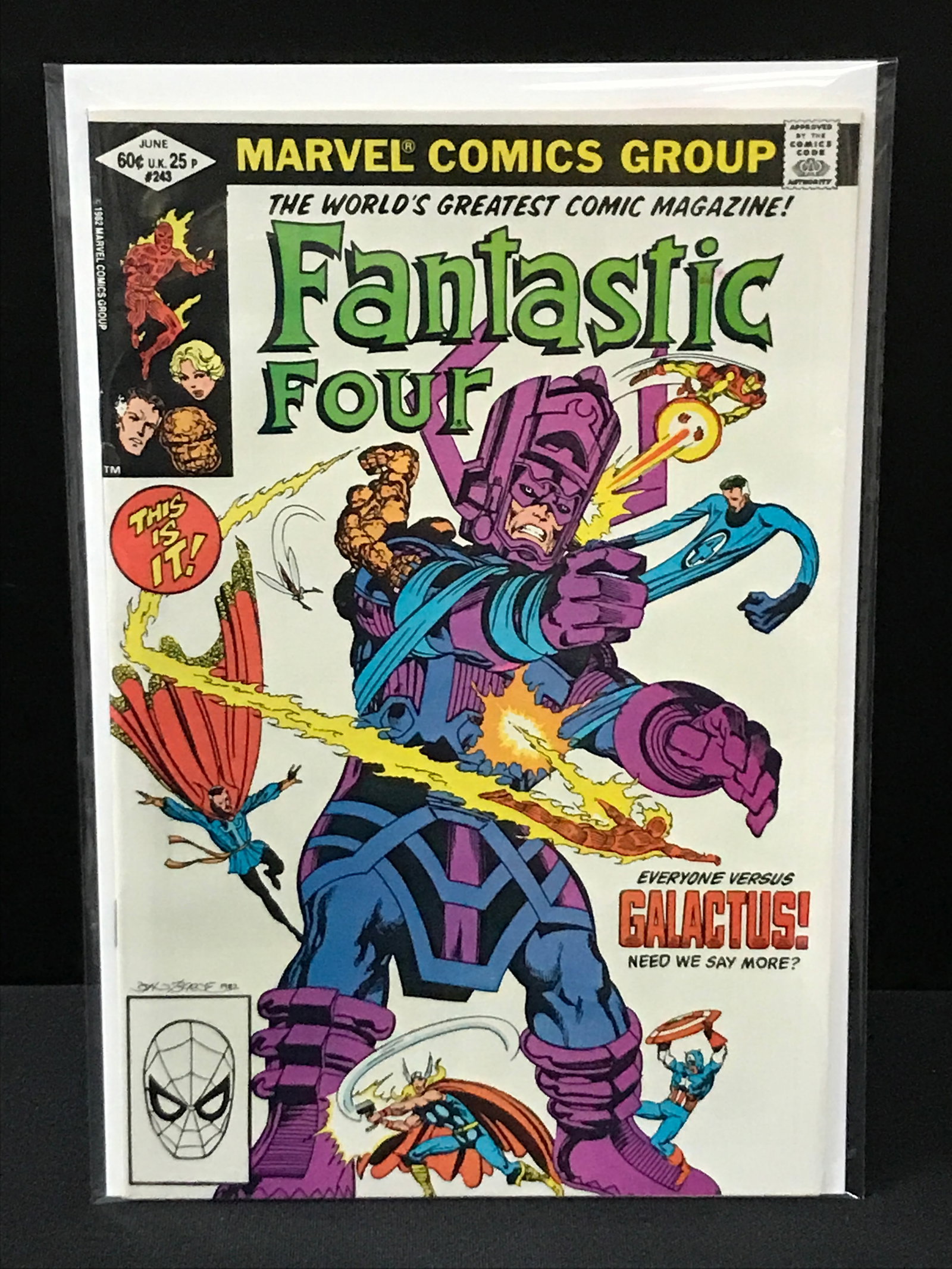 THE FANTASTIC FOUR #243 - MARVEL COMICS: Prices are in Canadian dollars
