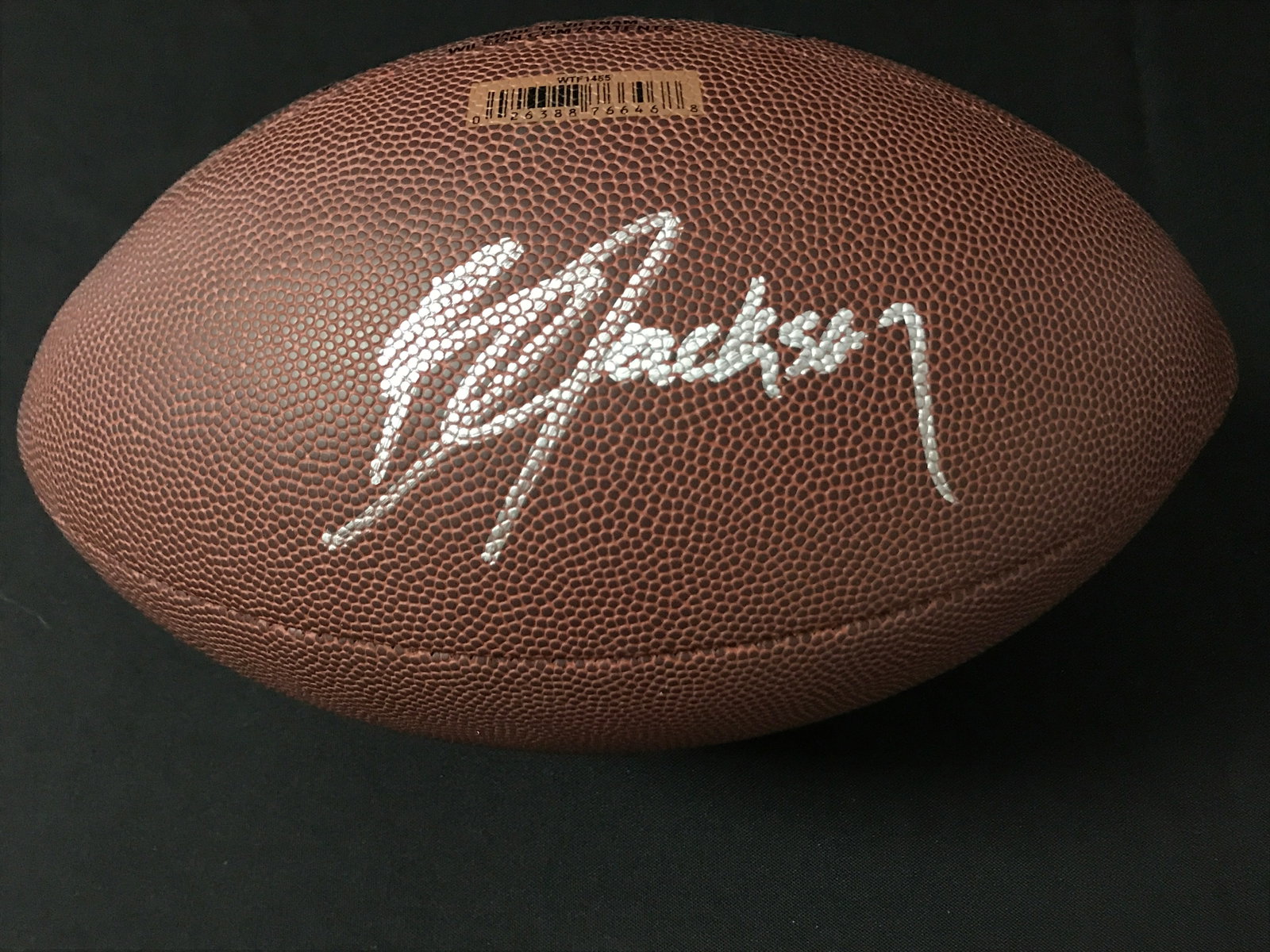 BO JACKSON SIGNED FOOTBALL - ACE COA: Prices are in Canadian dollars