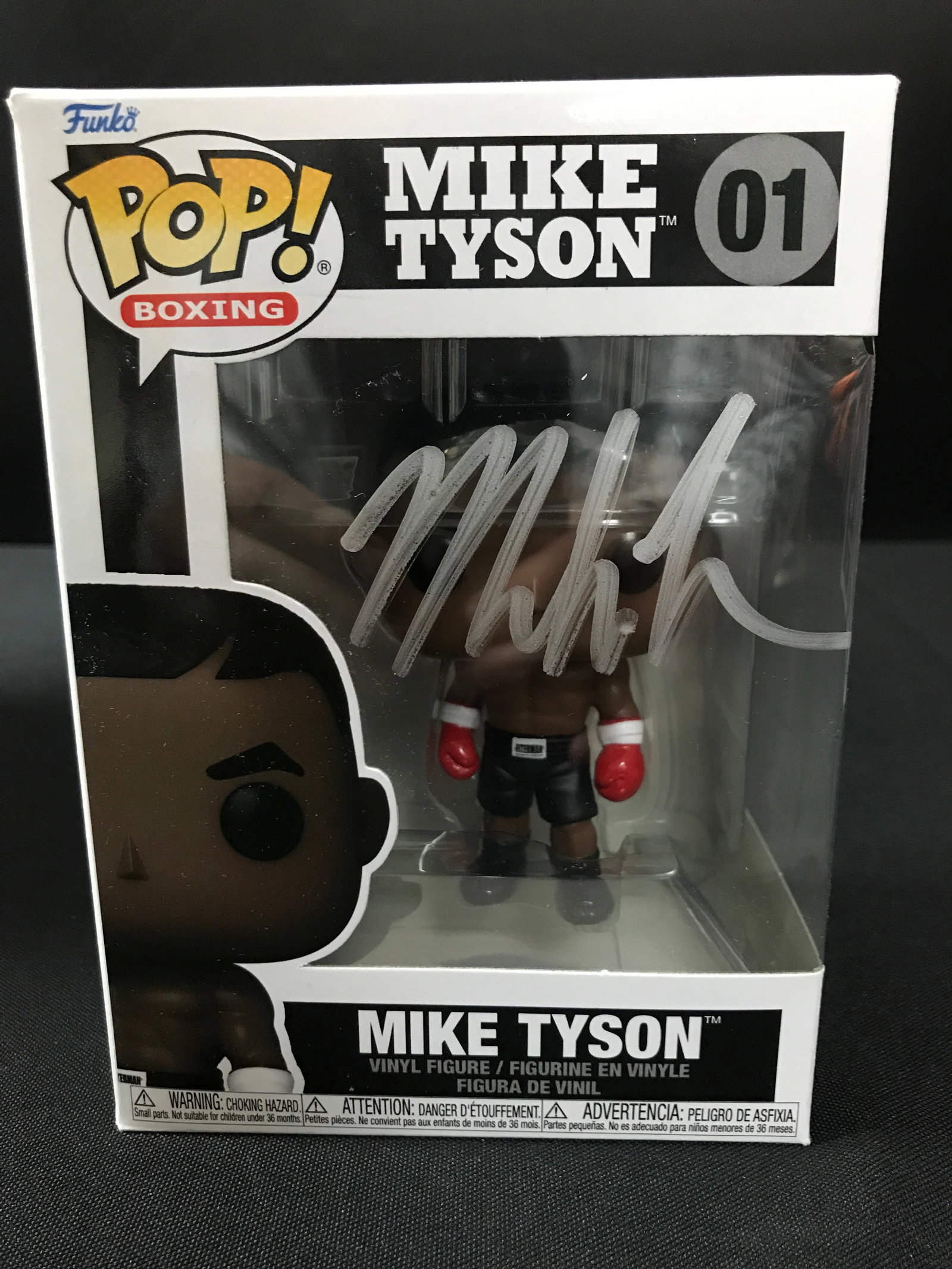 MIKE TYSON SIGNED FUNKO POP - WWOC COA: Prices are in Canadian dollars