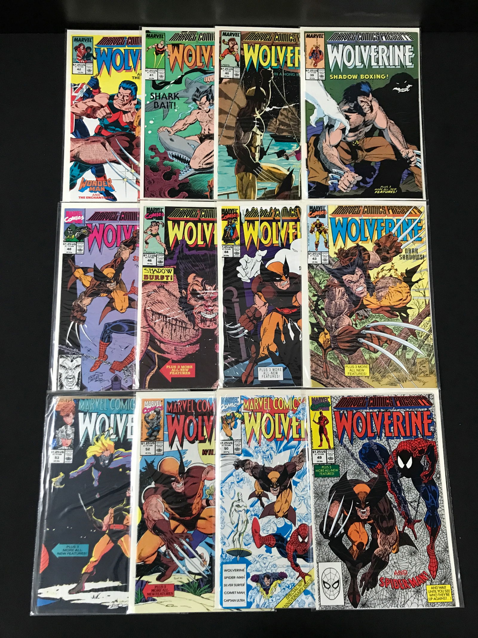 LOT OF 12 MARVEL COMICS PRESENTS WOLVERINE - MARVEL COMICS (1 of 1)