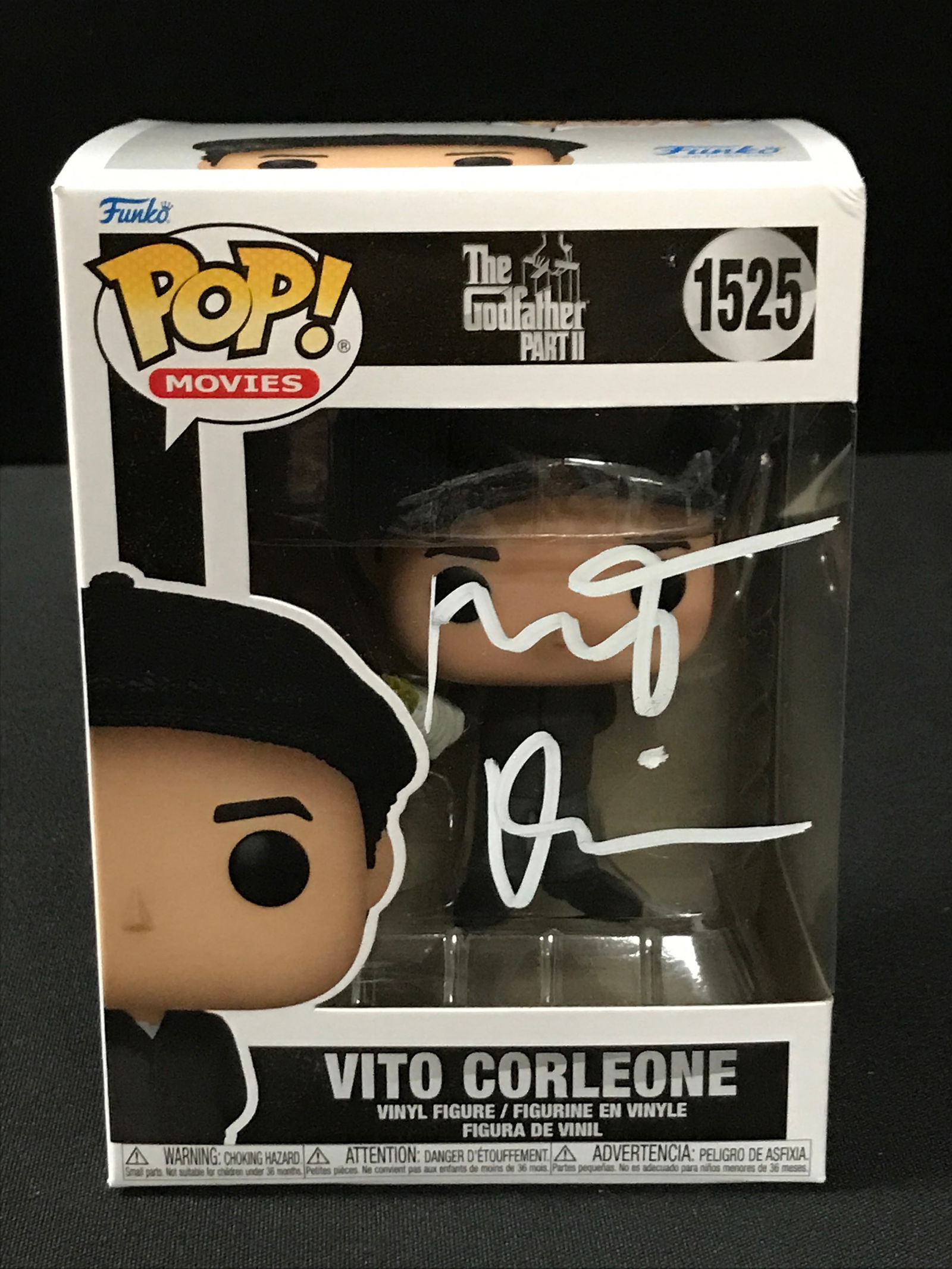 ROBERT DI NERO SIGNED VITO CORLEONE FUNKO POP - KB COA (1 of 2)