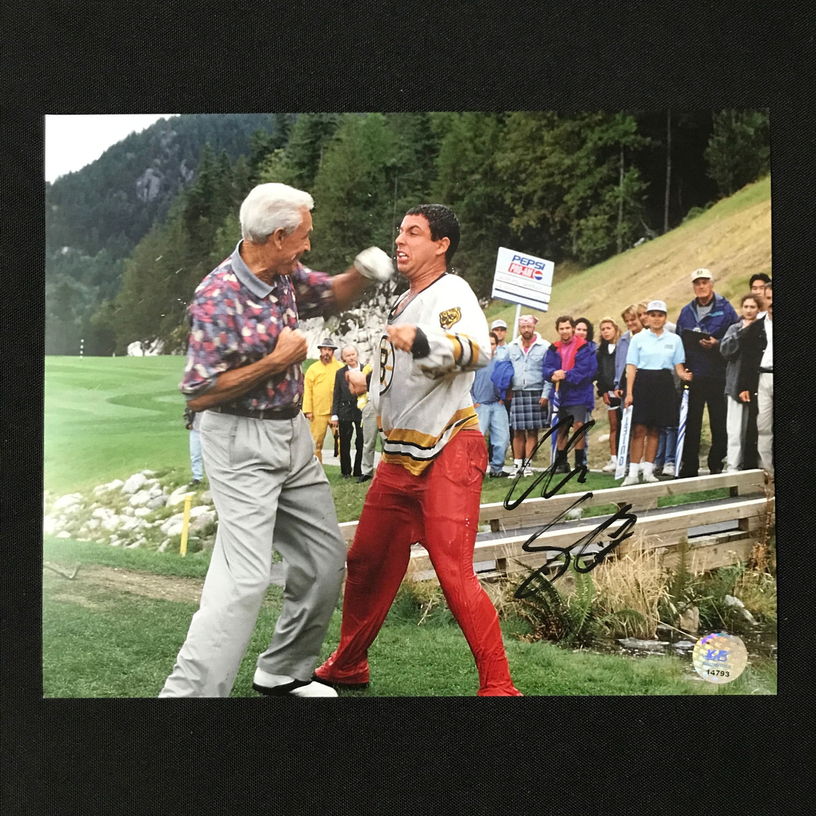 ADAM SANDLER SIGNED HAPPY GILMORE 8X10 - KB COA: Prices are in Canadian dollars