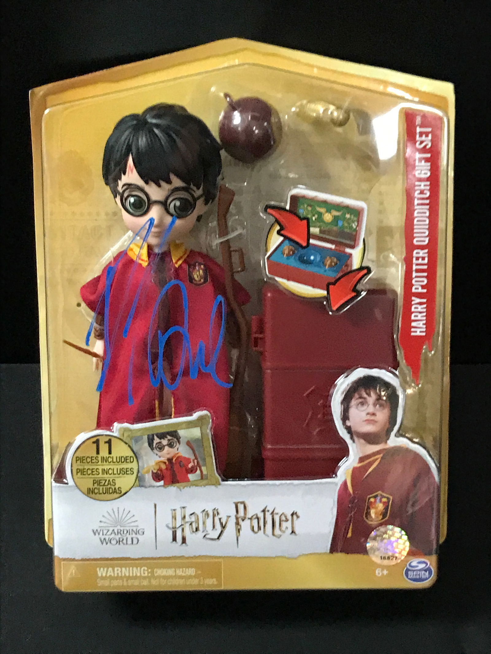 DANIEL RADCLIFFE SIGNED HARRY POTTER ACTION FIGURE - KB COA (1 of 1)