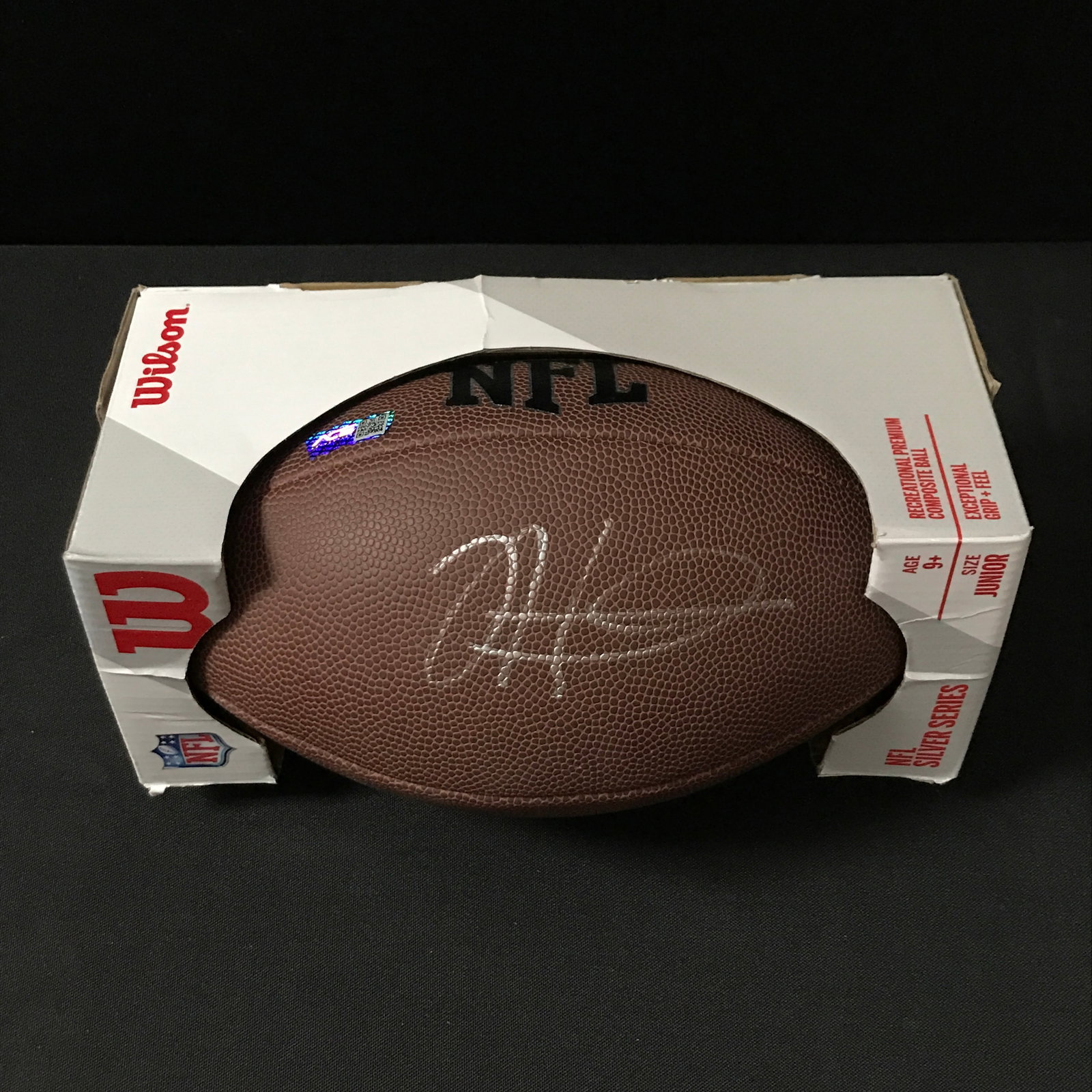 JALEN HURTS SIGNED WILSON FOOTBALL (ACE COA): Prices are in Canadian dollars
