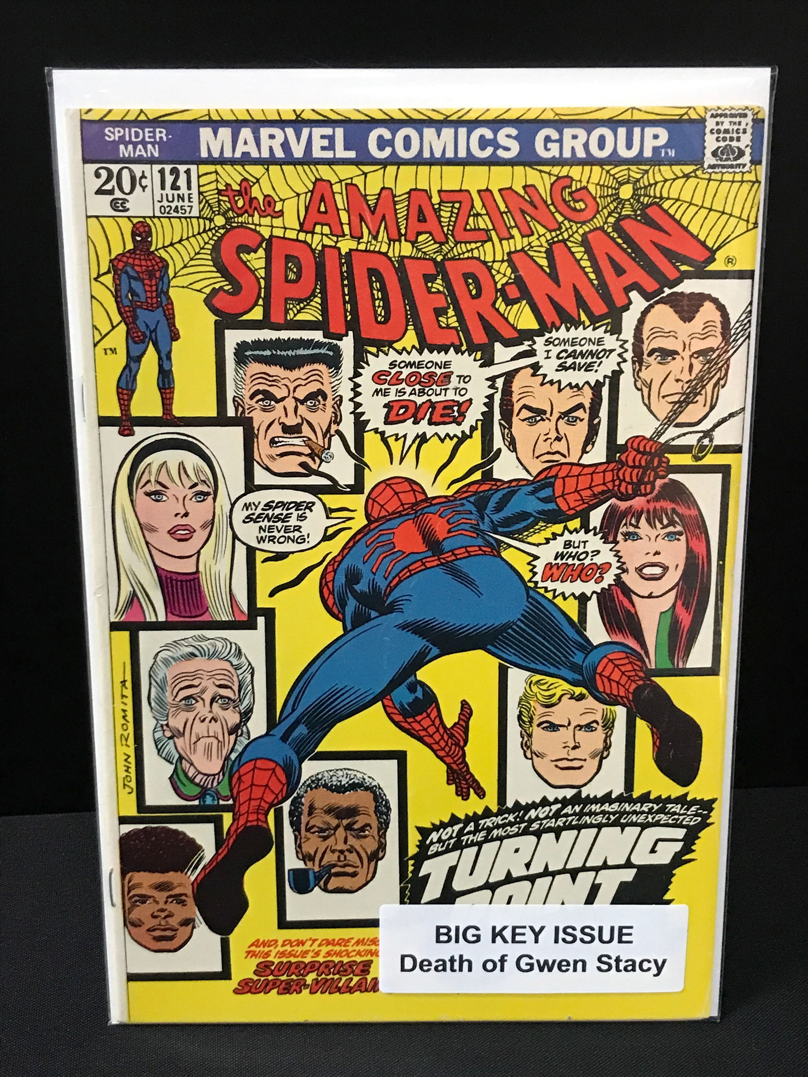 THE AMAZING SPIDERMAN #121 DEATH OF GWEN STACY - MARVEL COMICS (1 of 1)