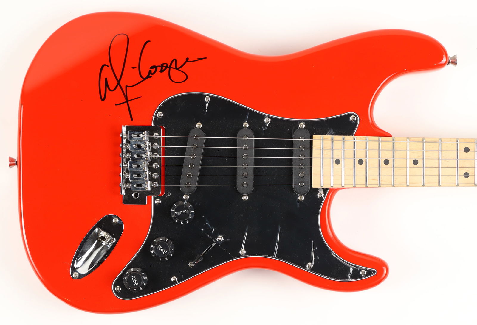 ALICE COOPER SOGNED ELECTRIC GUITAR )JSA COA): Prices are in Canadian dollars