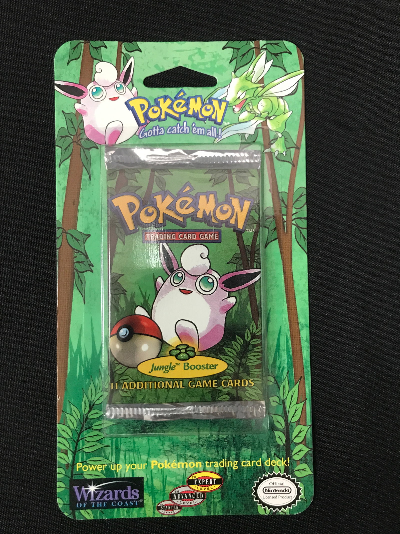 SEALED ON CARD 1999 POKEMON JUNGLE BOOSTER PACK (RETAIL VALUE 500.00-800.00): Prices are in Canadian Dollars