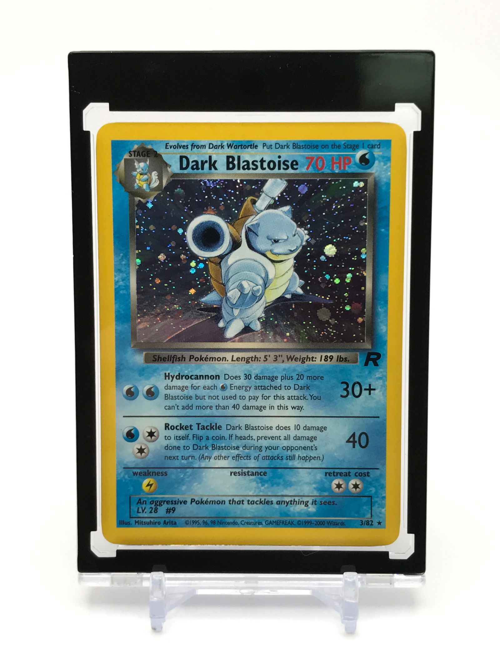 1999 POKEMON TRADING CARD DARK BLASTOISE 3/82 (1 of 2)