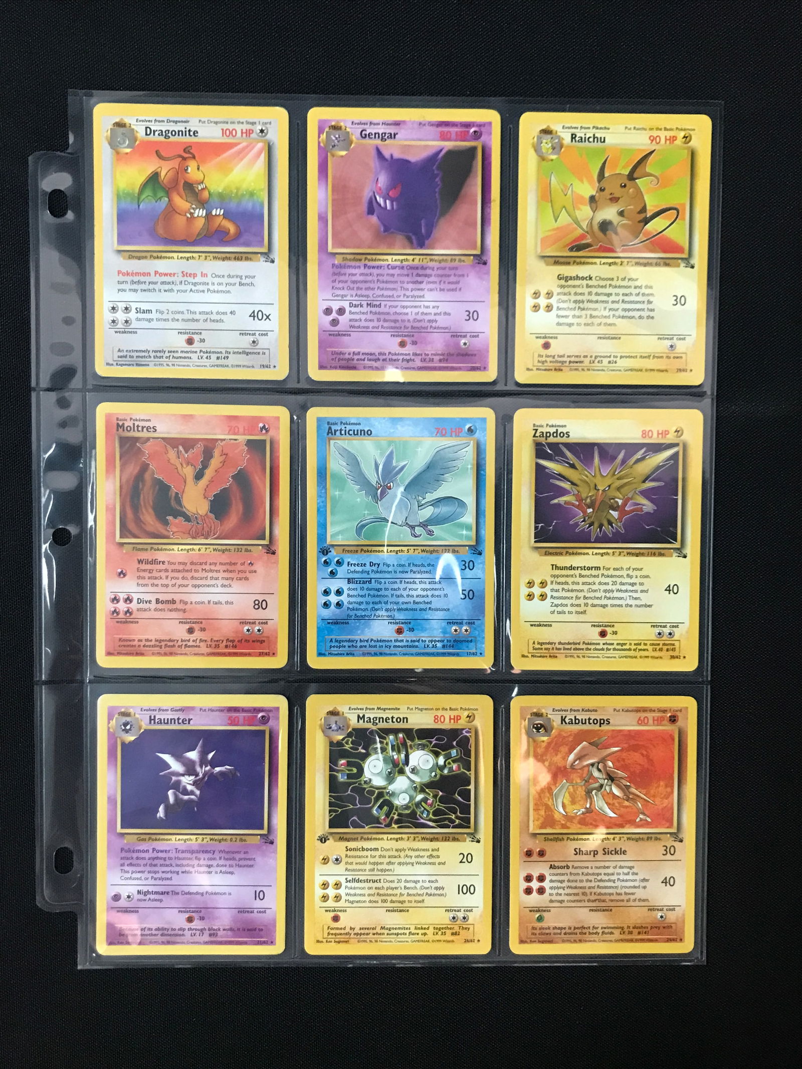 1999 POKEMON TRADING CARD LOT (HOLOS AND RARES) (1 of 1)