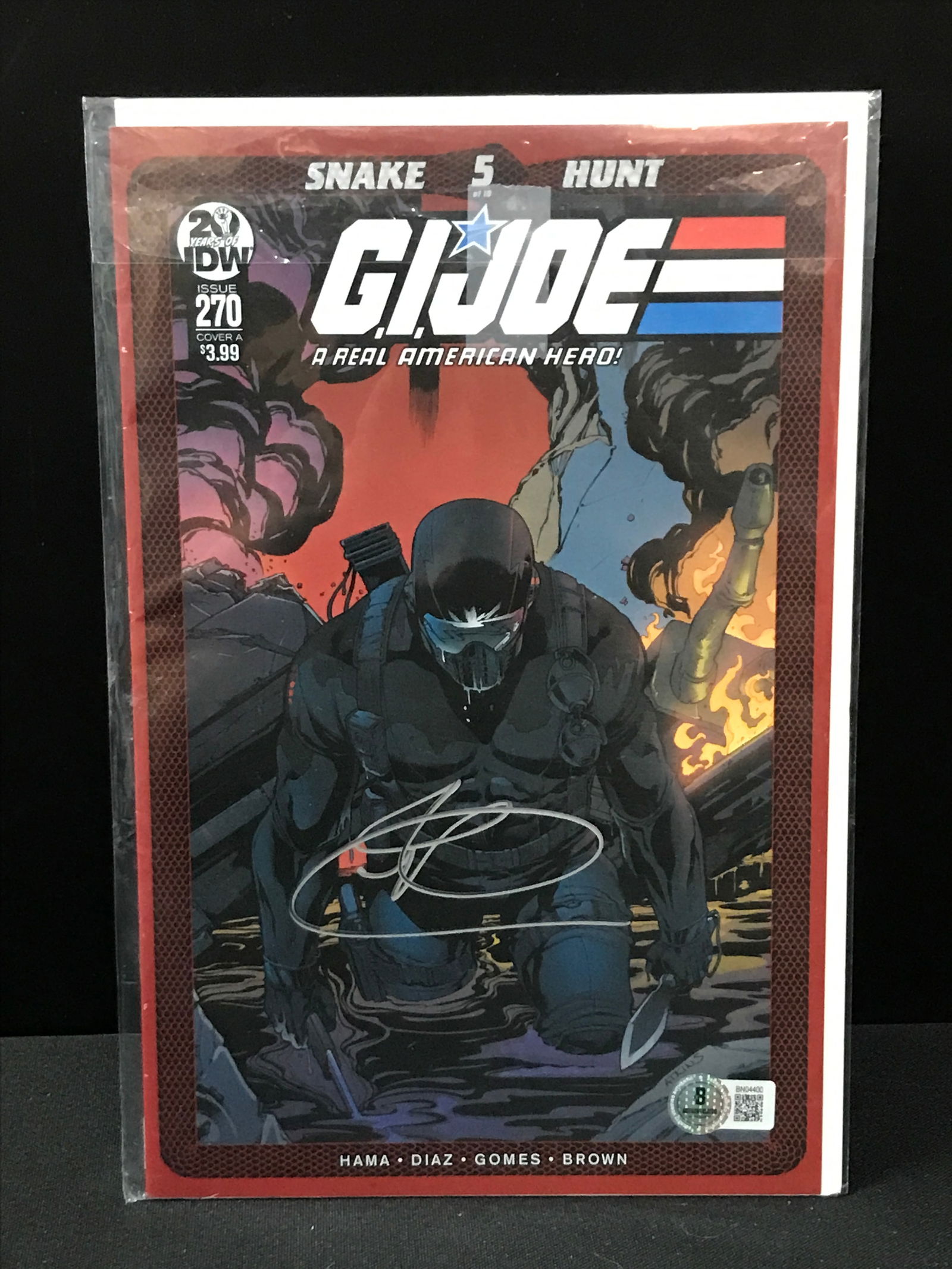 RAY PARK SIGNED G.I JOE COMIC - BECKETT COA (1 of 1)