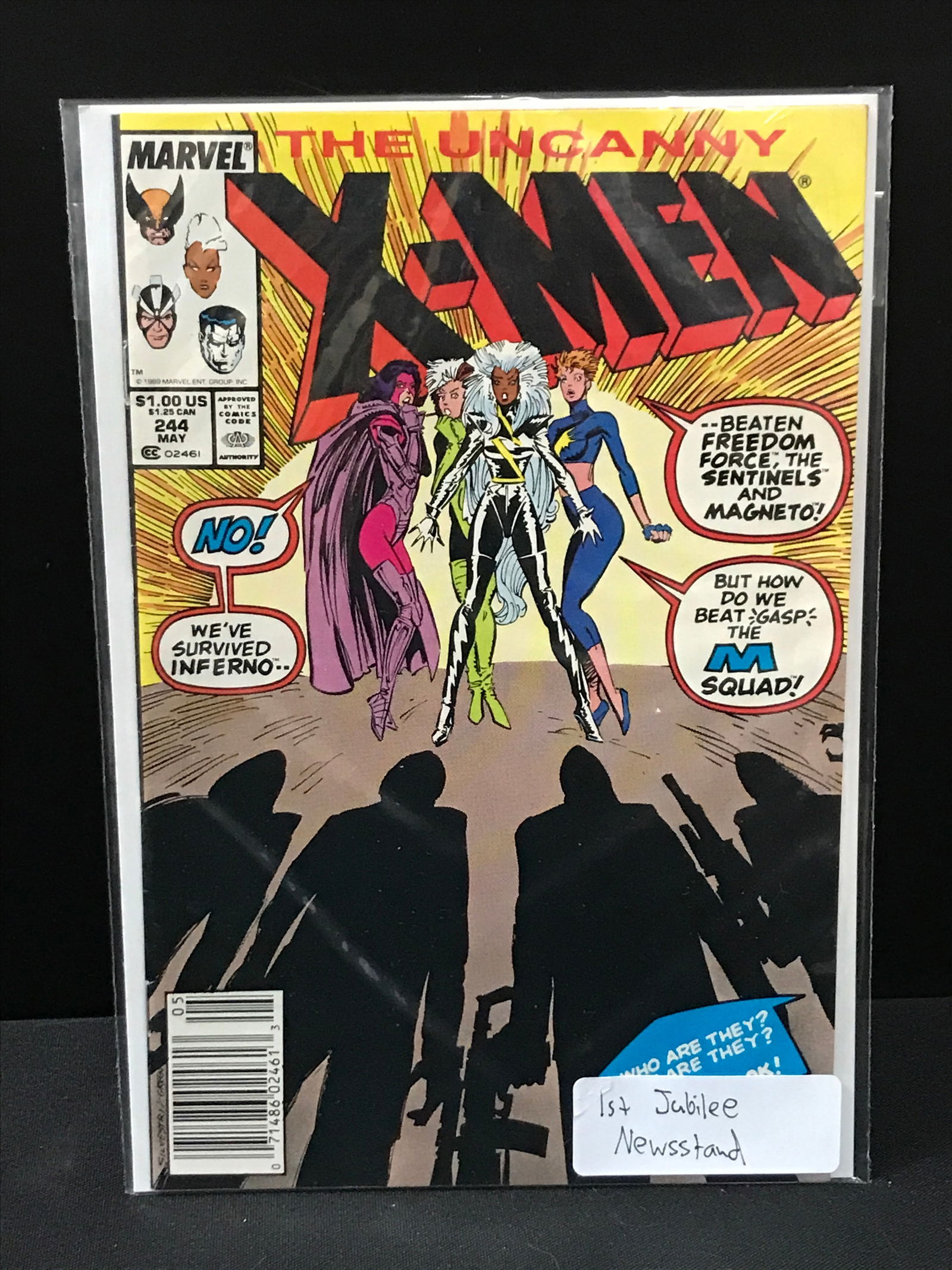THE UNCANNY X-MEN #244 - MARVEL COMICS: Prices are in Canadian dollars