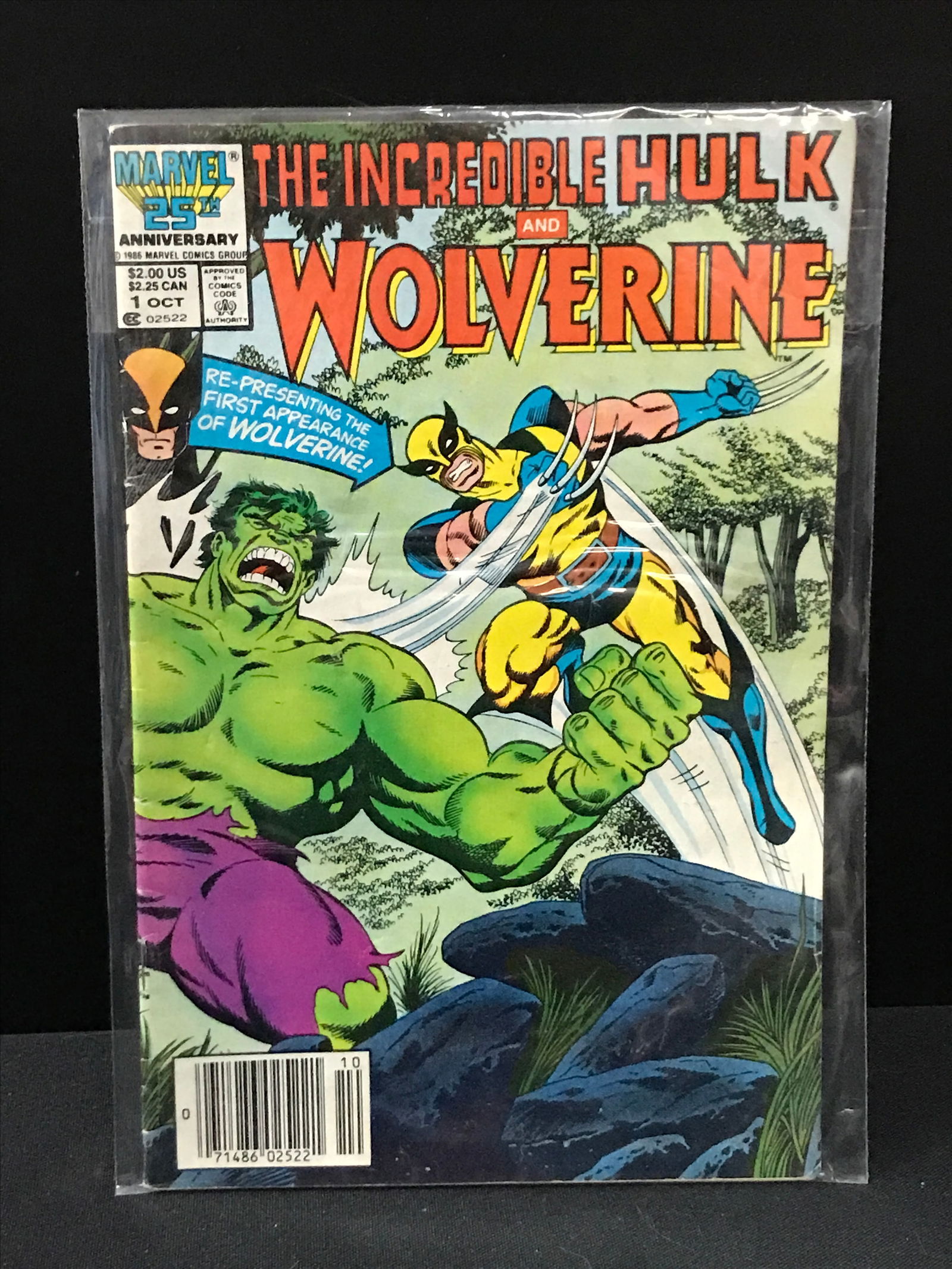 THE INCREDIBLE HULK AND WOLVERINE #1 - MARVEL COMICS (1 of 1)