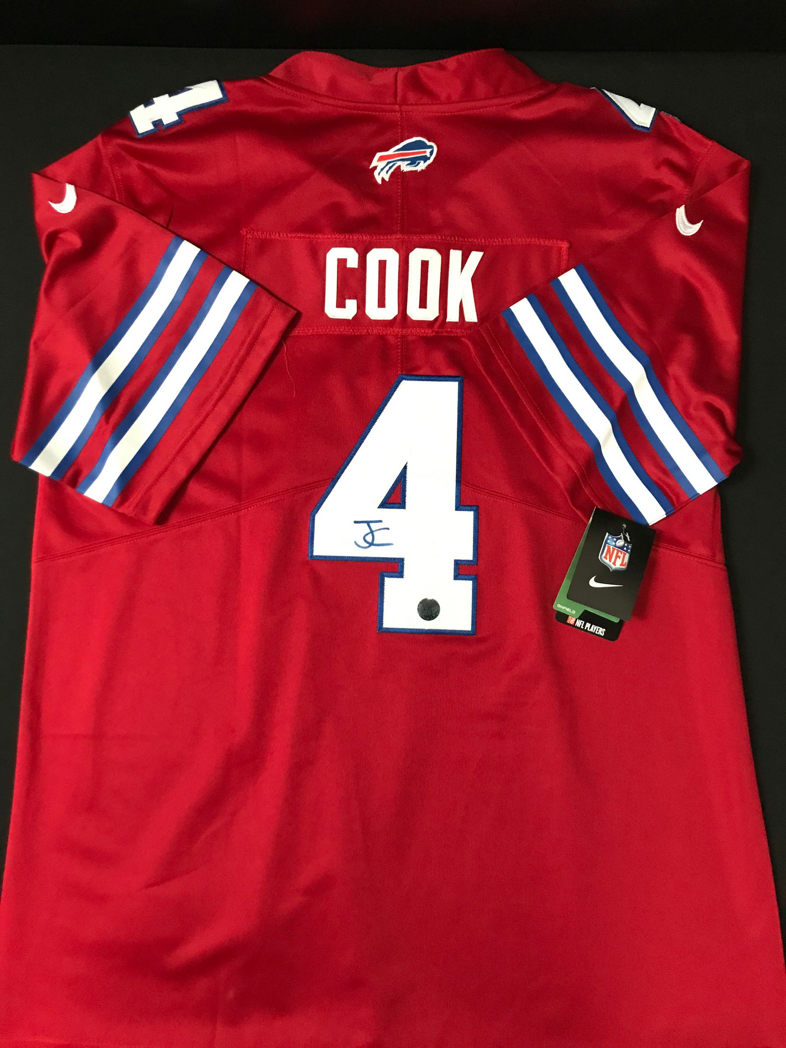 JAMES COOK SIGNED BUFFALO BILLS JERSEY - KB COA (1 of 3)
