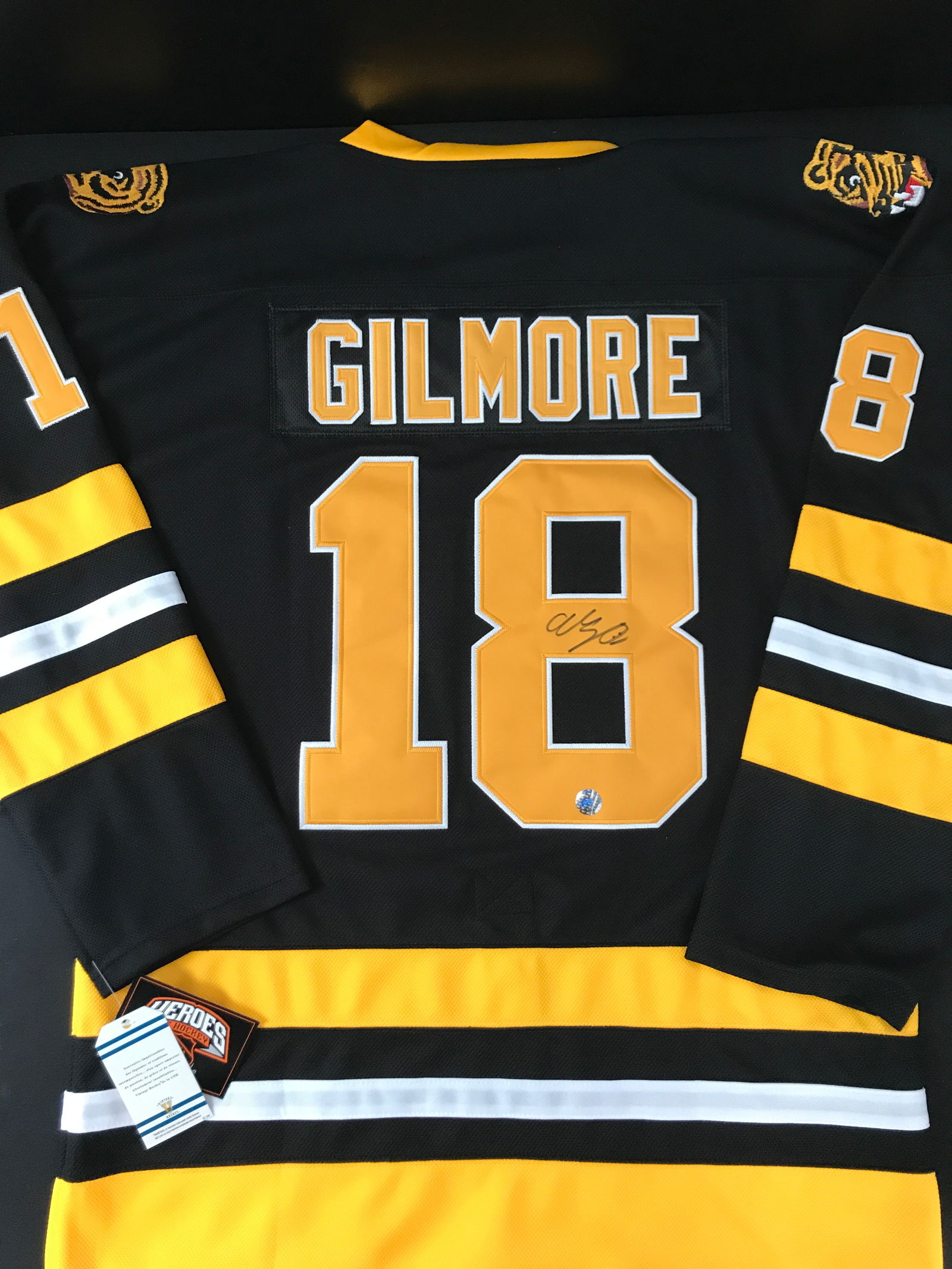 ADAM SANDLER SIGNED HAPPY GILMORE JERSEY - KB COA: Prices are in Canadian dollars