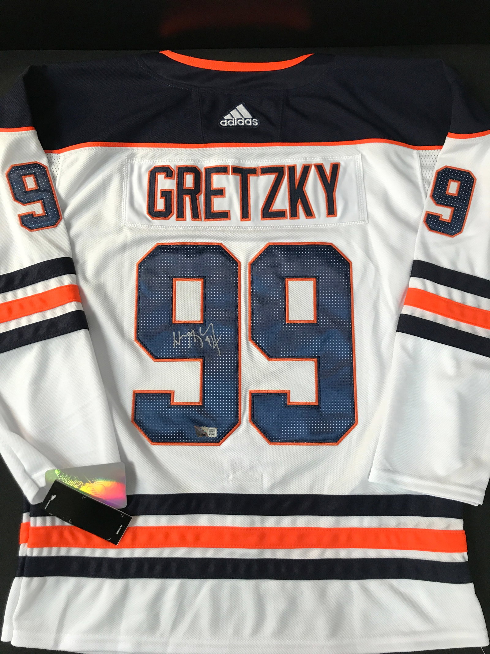WAYNE GRETZKY SIGNED EDMONTON OILERS JERSEY - ACE COA: Prices are in Canadian dollars