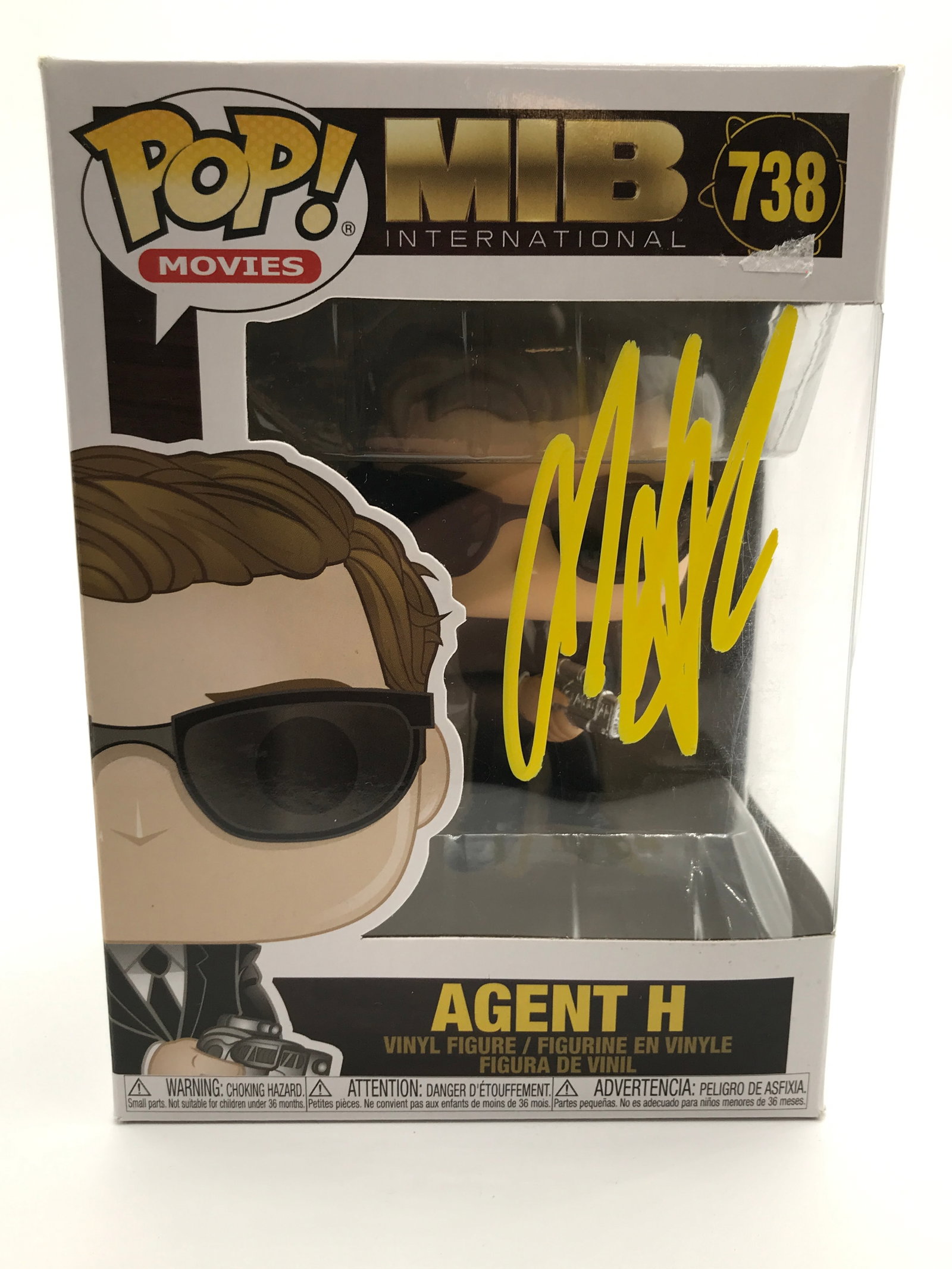 CHRIS HEMSWORTH SIGNED AGENT H FUNKO POP - KB COA: Prices are in Canadian dollars