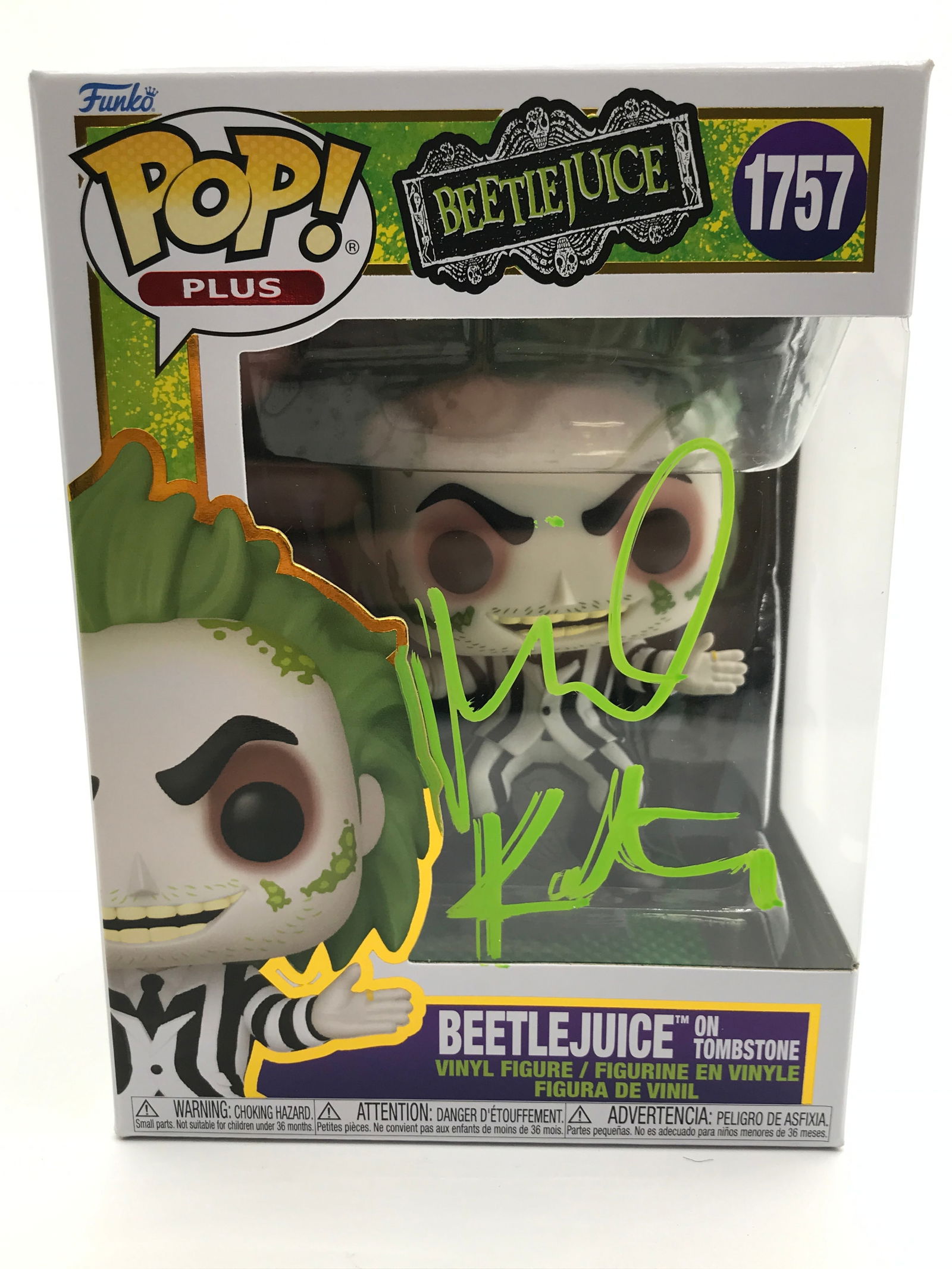MICHAEL KEATON SIGNED BEETLEJUICE FUNKO POP - KB COA (1 of 2)