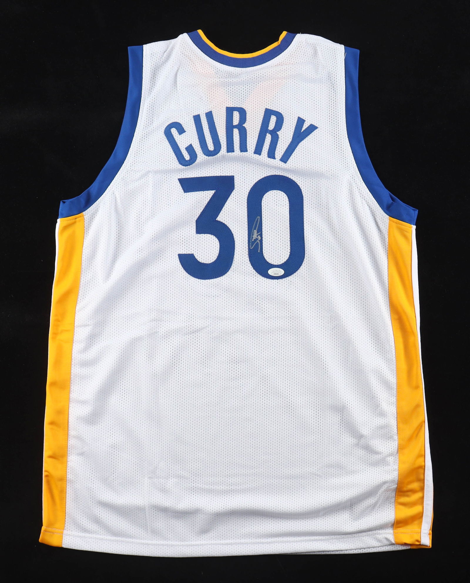 STEPHEN CURRY SIGNED GOLDEN STATE WARRIORS JERSEY - JSA COA (1 of 3)