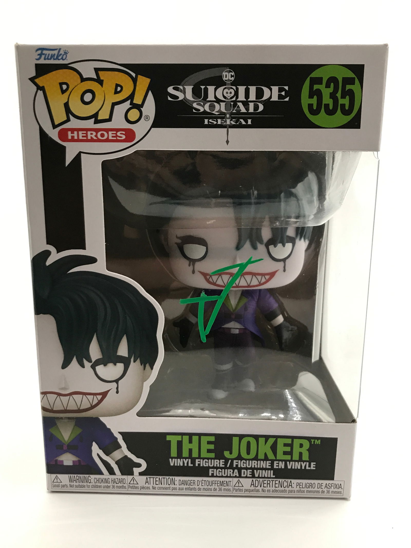 JARED LERTO SIGNED THE JOKER FUNKO POP - KB COA (1 of 2)