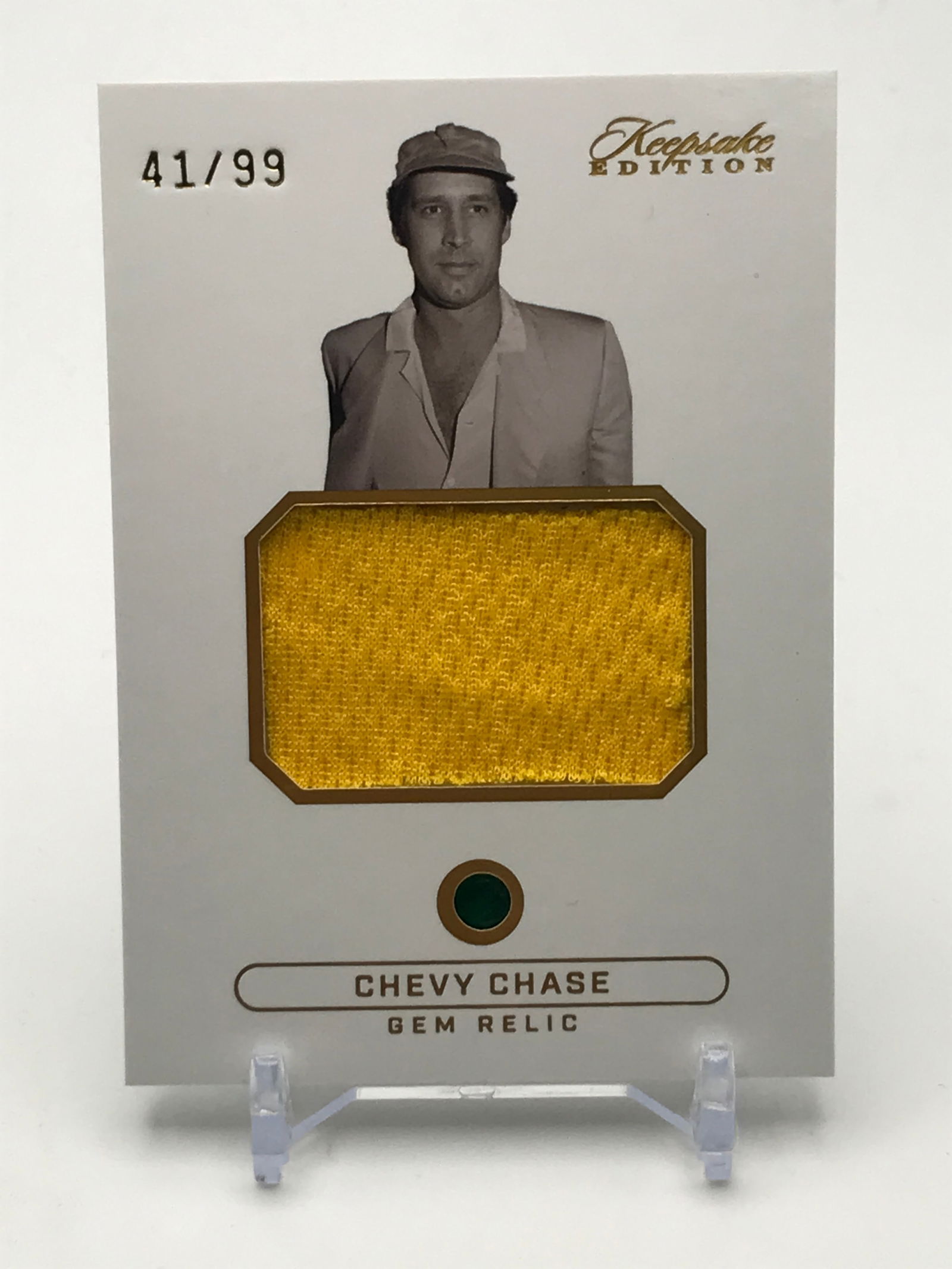 2024 KEEPSAKE EDITION CHEVY CHASE GEM PATCH TRADING CARD 41/99 (1 of 2)