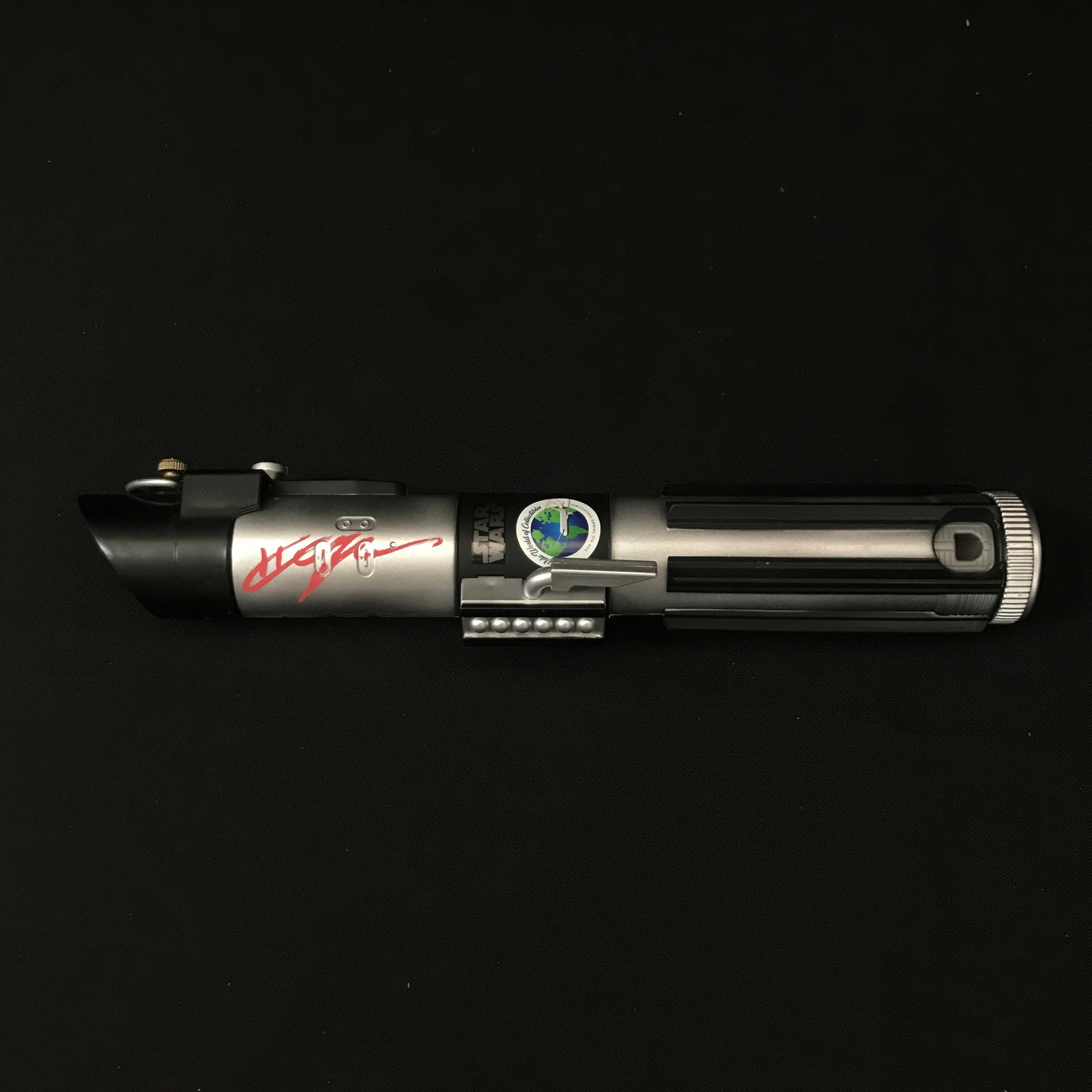 HAYDEN CHRISTENSEN SIGNED LIGHTSABER - WWOC COA: Prices are in Canadian dollars
