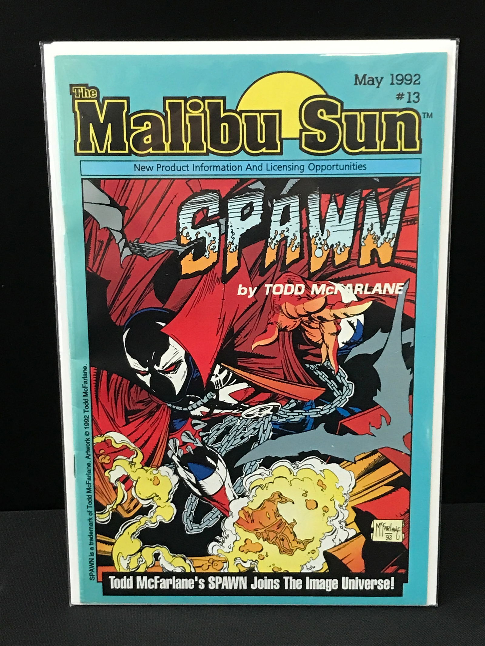 THE MALIBU SPAWN NO.13 VARY RARE 1ST APP SPAWN  - IMAGE COMICS (1 of 1)
