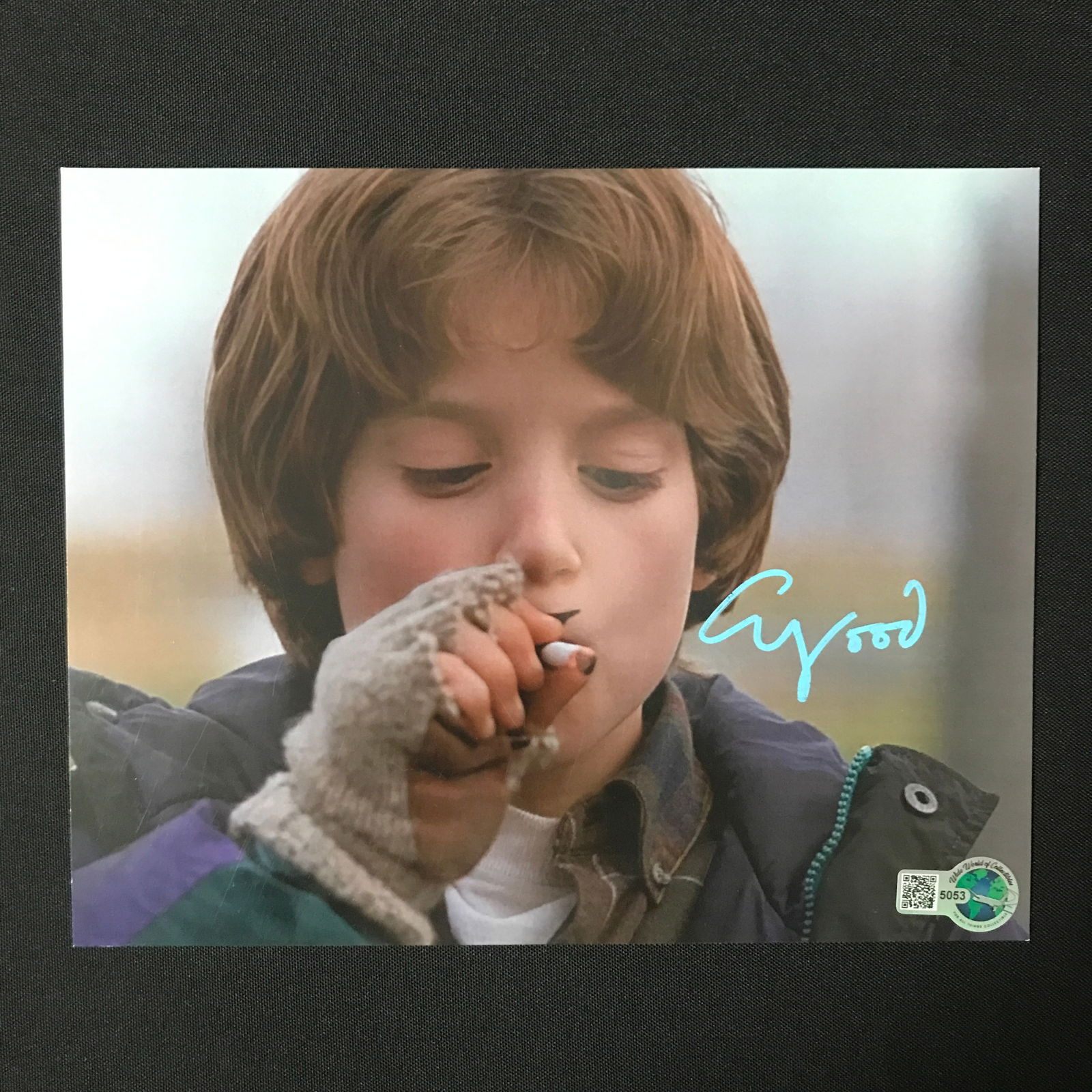 ELIJAH WOOD SIGNED 8X10 - WWOC COA: Prices are in Canadian dollars