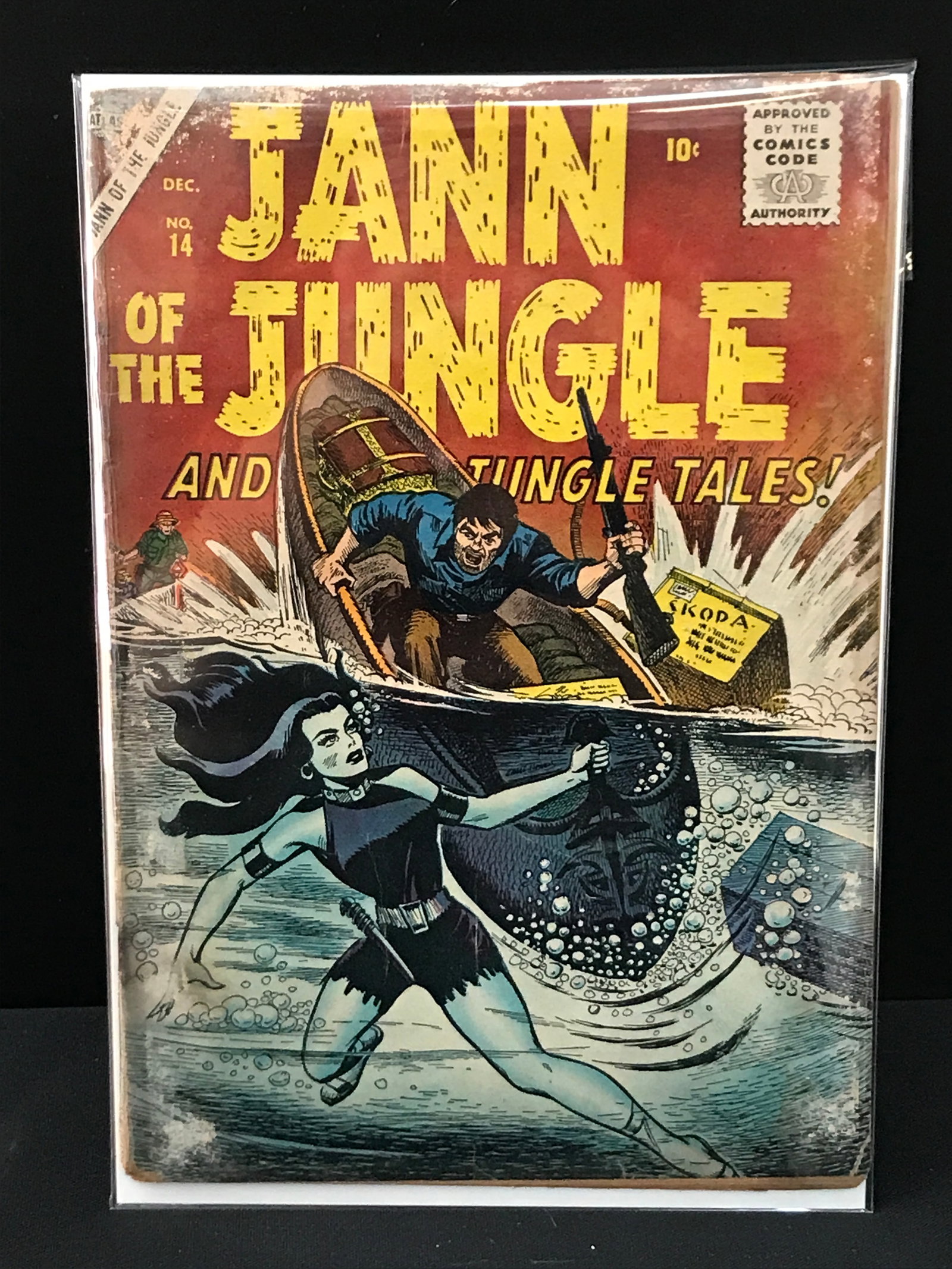 JANN OF THE JUNGLE #14 - ATLAS COMICS: Prices are in Canadian dollars
