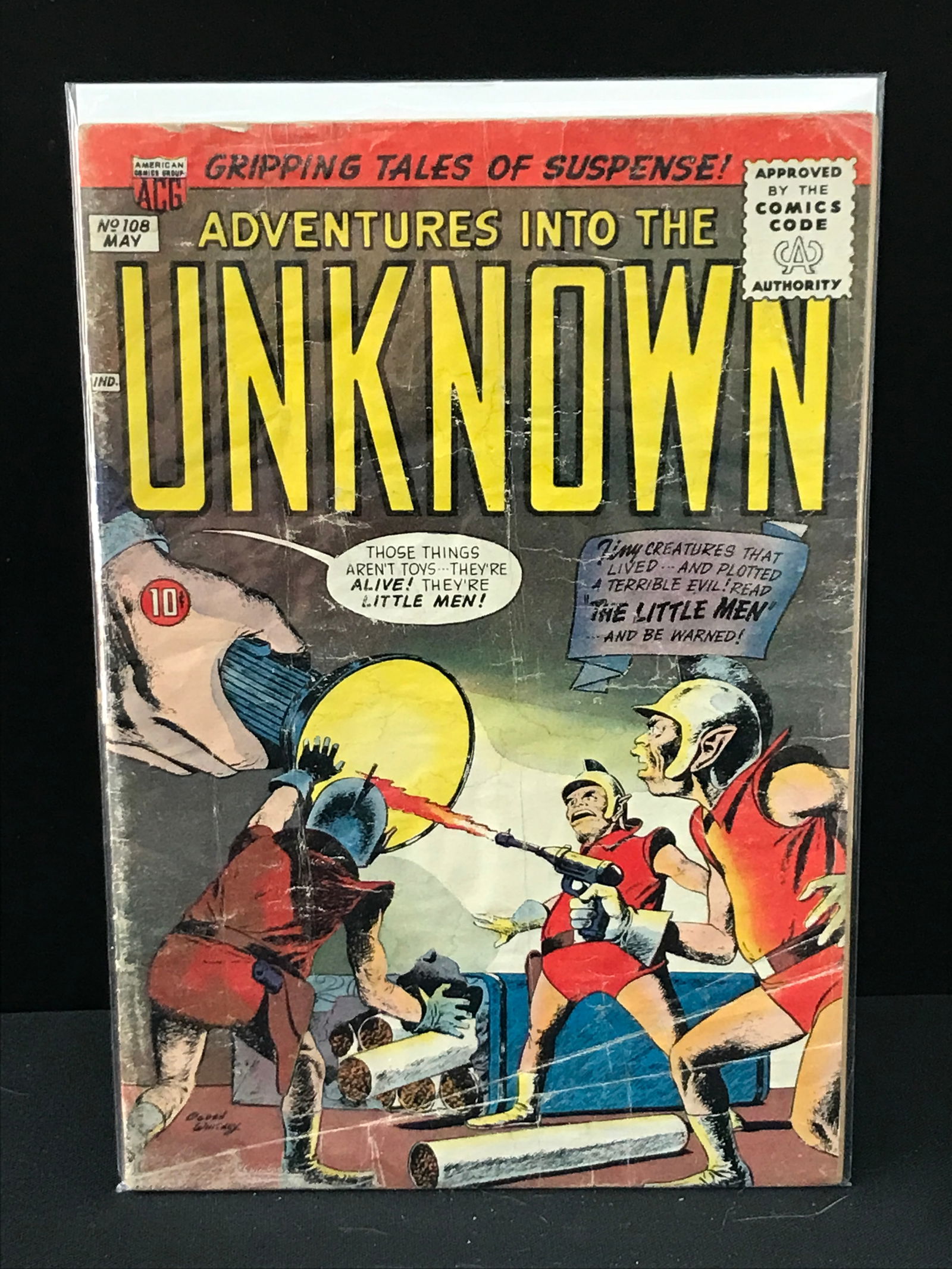 ADVENTURES INTO THE UNKNOWN #108 - ACG COMICS (1 of 1)
