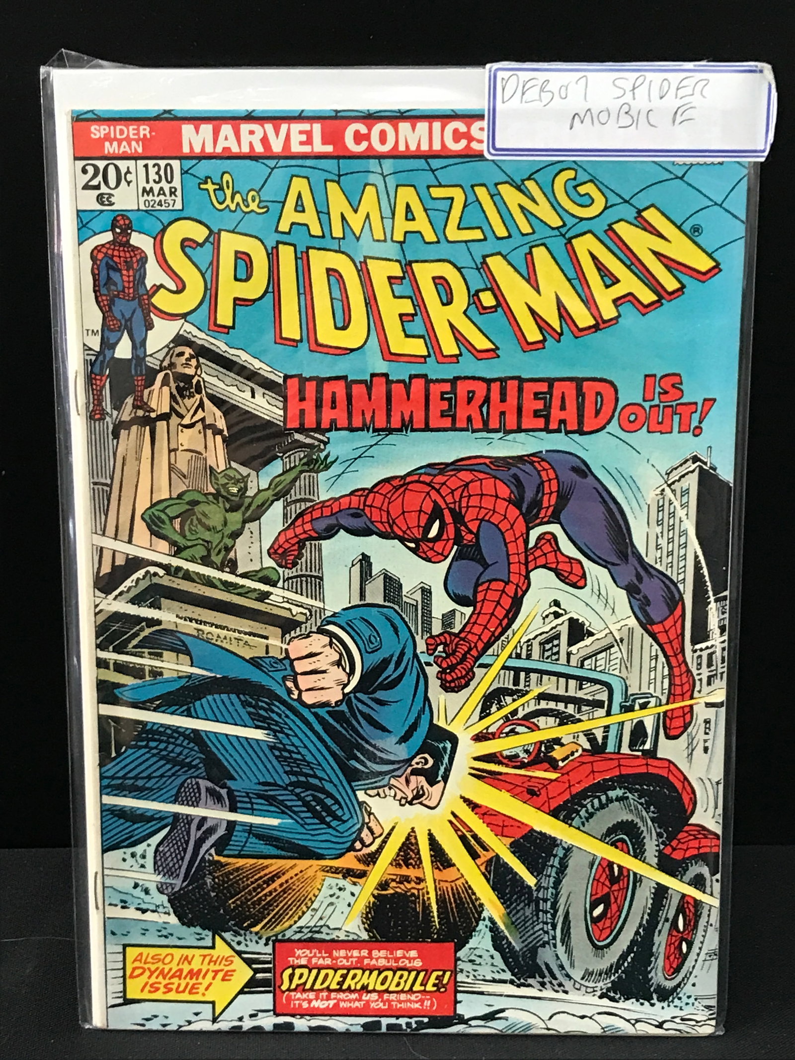 THE AMAZING SPIDERMAN #130 DEBUT SPIDER MOBILE - MARVEL COMICS: Prices are in Canadian dollars