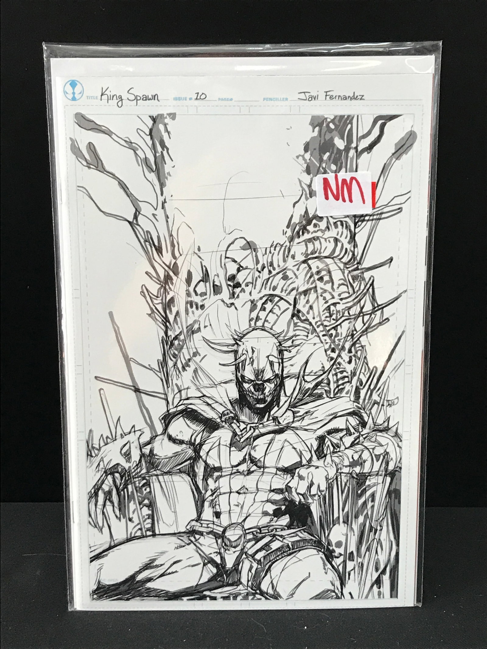 KING SPAWN #10 PENCILLED BY JAVI FERNANDEZ: Prices are in Canadian dollars