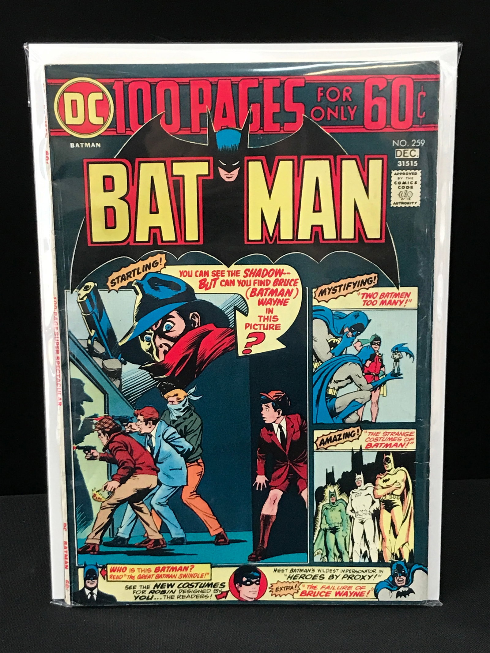 BATMAN #259 - DC COMICS: Prices are in Canadian dollars