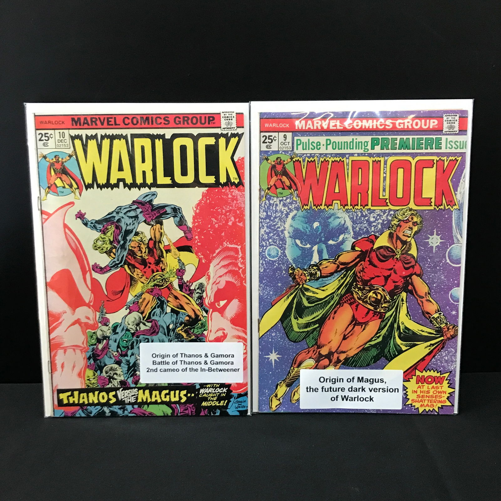 LOT OF 2 WARLOCK COMICS #9-10 - MARVEL COMICS (1 of 1)