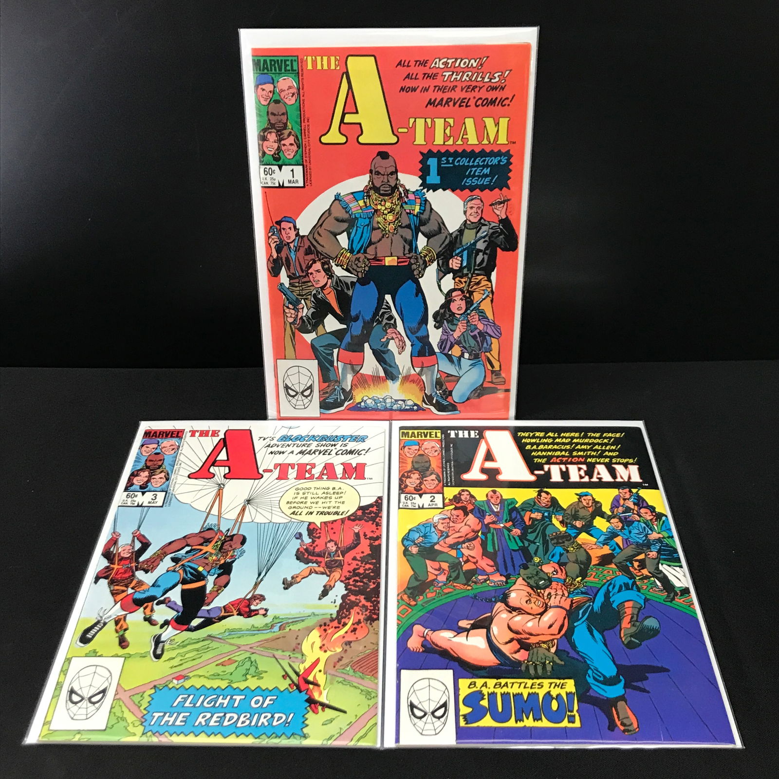 LOT OF 3 A-TEAM COMICS #1-3 - MARVEL COMICS (1 of 1)