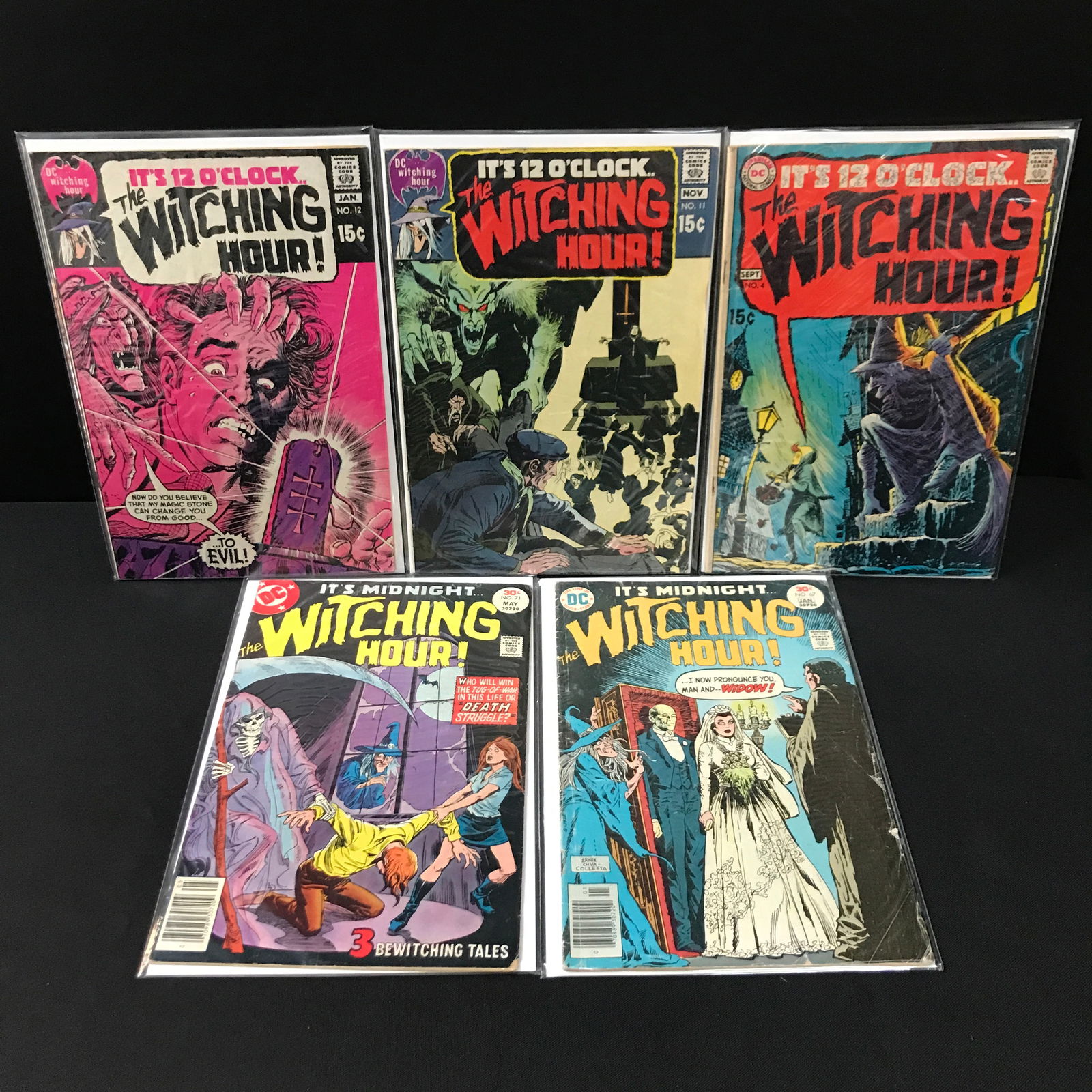LOT OF 5 THE WITCHING HOUR COMICS - DC COMICS (1 of 1)