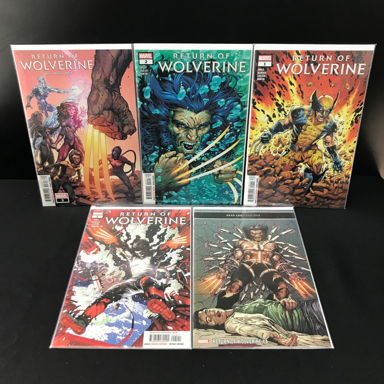 RETURN OF WOLVERINE #1-5 - MARVEL COMICS (1 of 1)