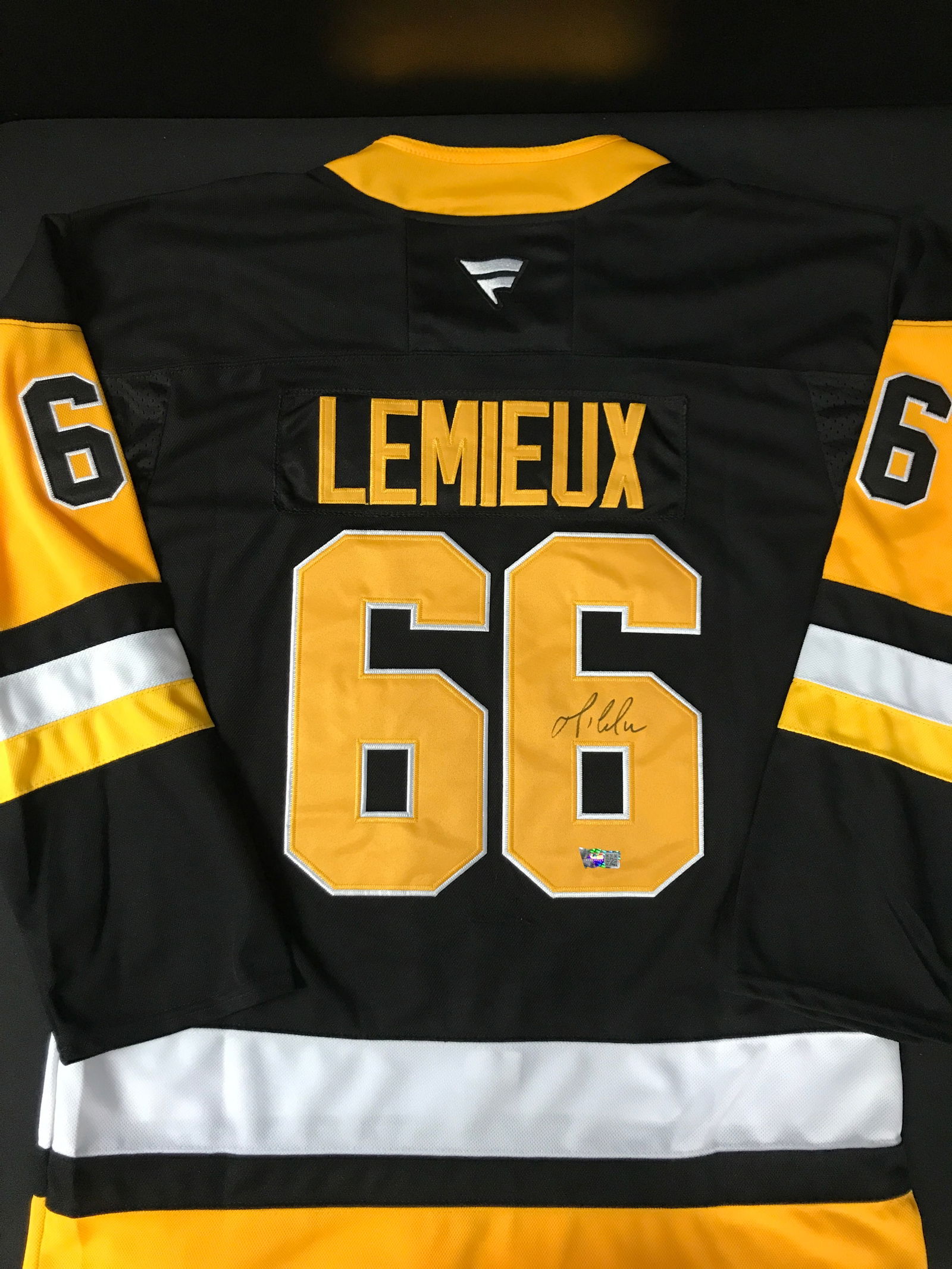 MARIO LEMIEUX SIGNED PITTSBURGH PENGUINS JERSEY - ACE COA (1 of 3)