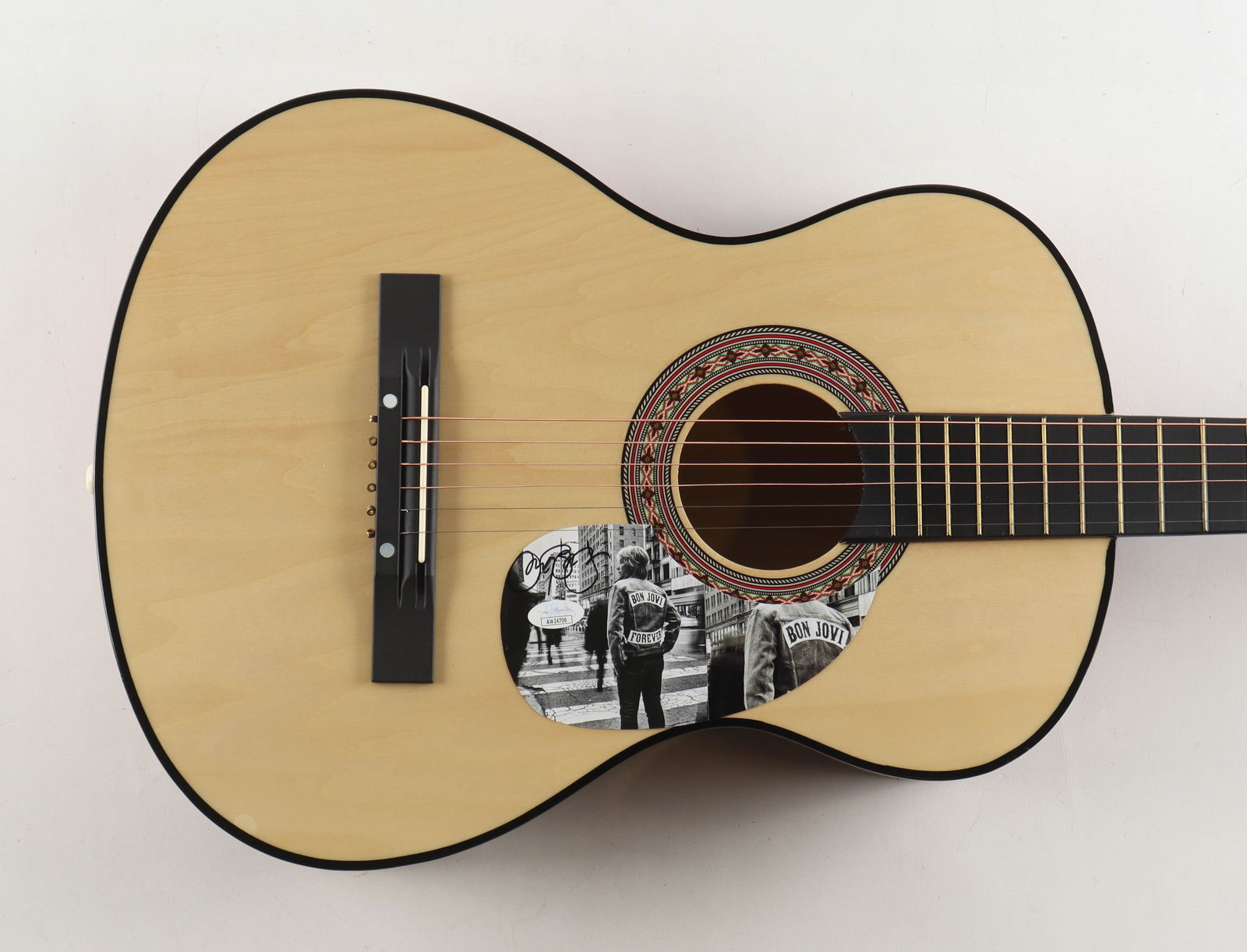 JON BON JOVI SIGNED ACOUSTIC GUITAR - JSA COA (1 of 3)