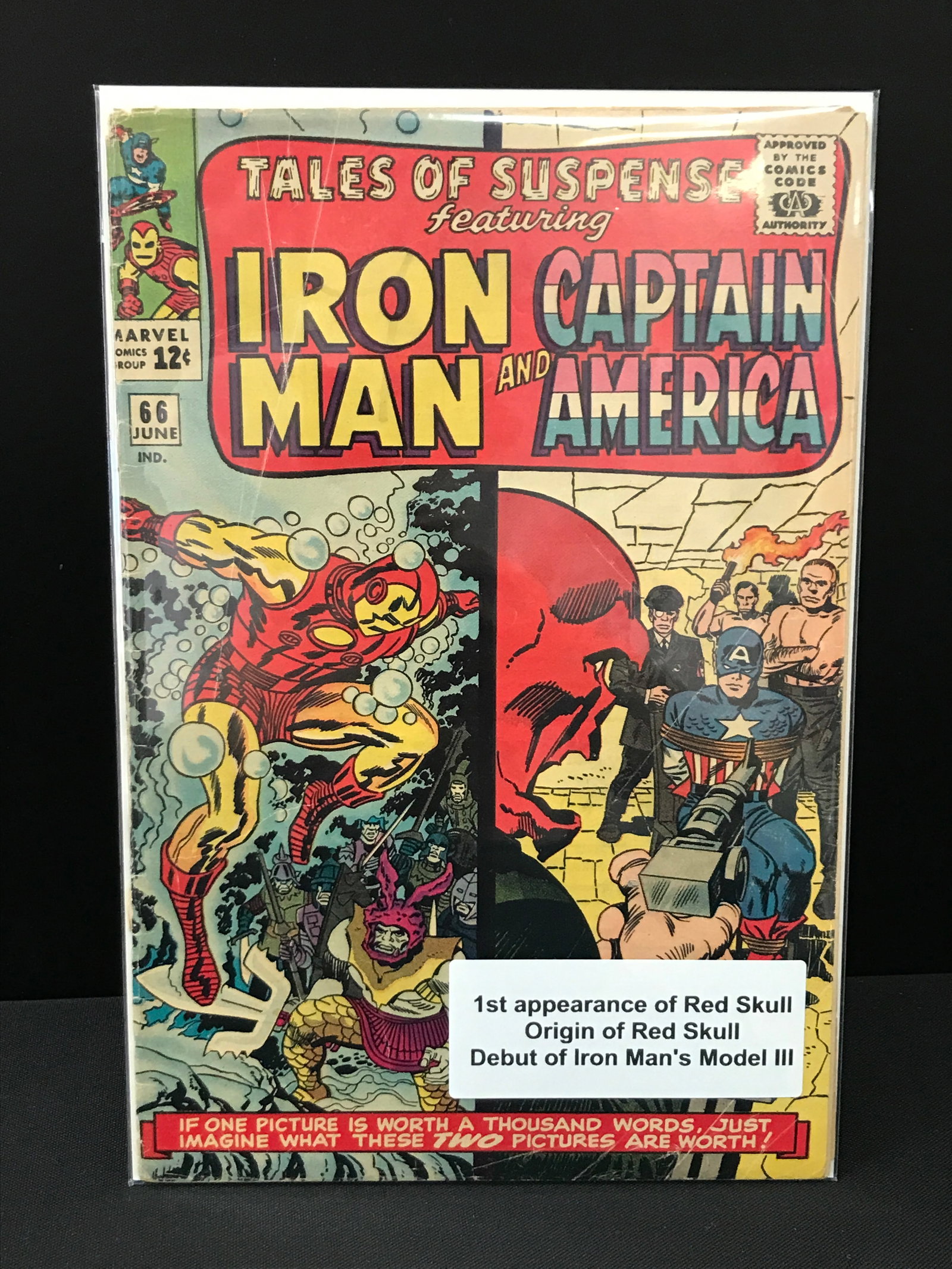 TALES OF SUSPENSE NO.66 - MARVEL COMICS (ORIGIN OF RED SKULL): Prices are in Canadian dollars