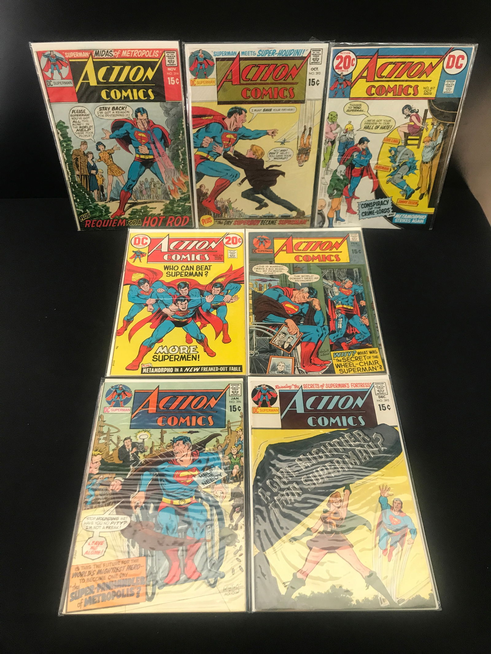 LOT OF 7 ACTION COMICS - DC COMICS (HIGH GRADE) (1 of 1)