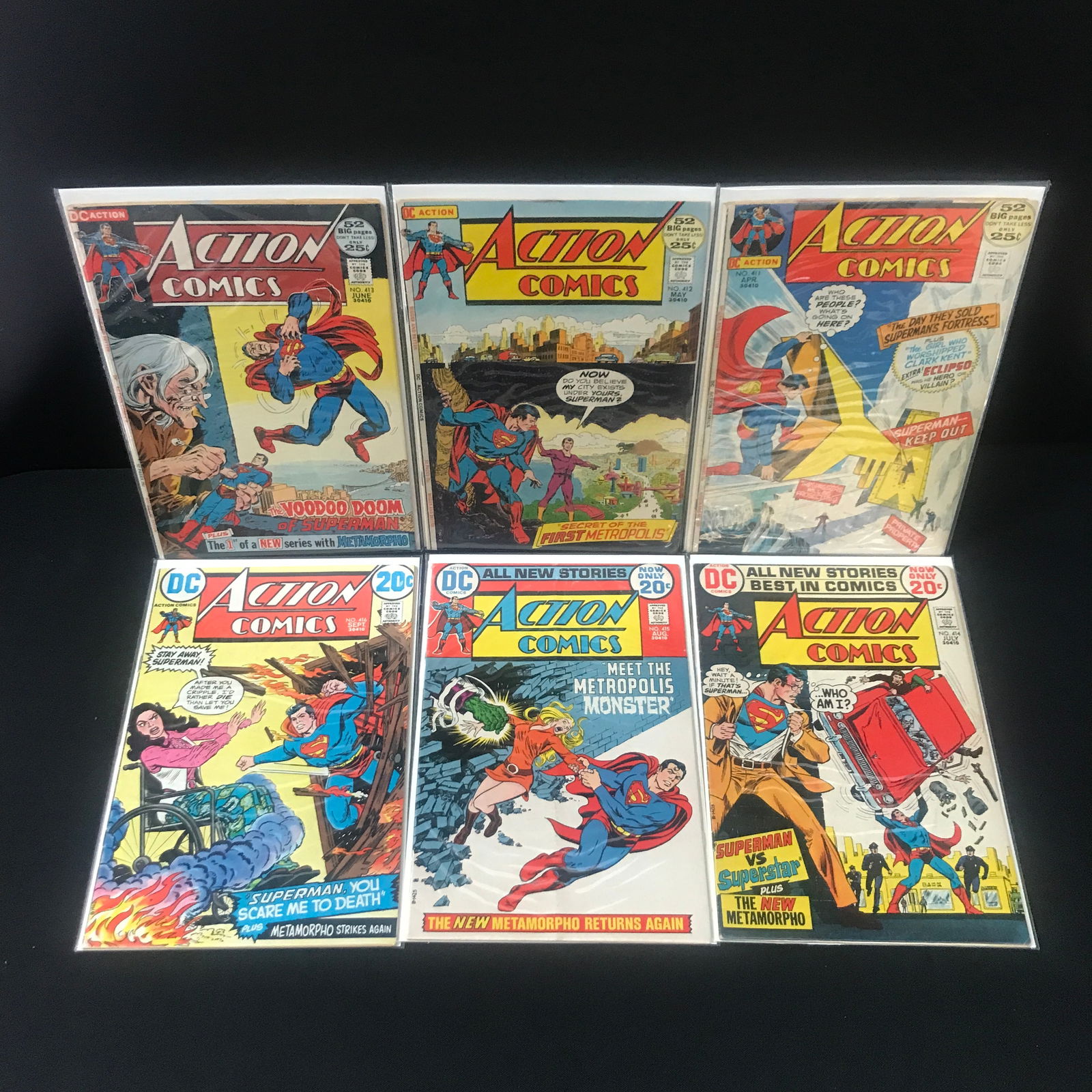 LOT OF 6 ACTION COMICS - DC COMICS  (HIGH GRADE) (1 of 1)